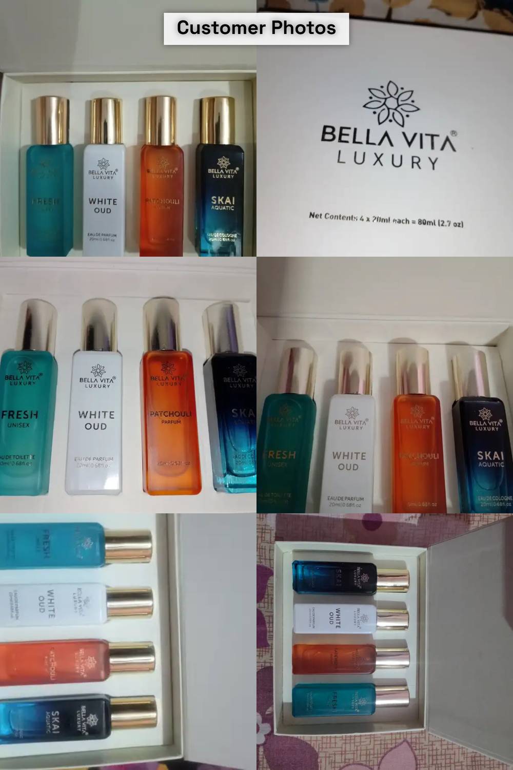 BELLAVITA Luxury Unisex Perfume Gift Pack of 4 · 20 ml (80 ml total) - Image 5
