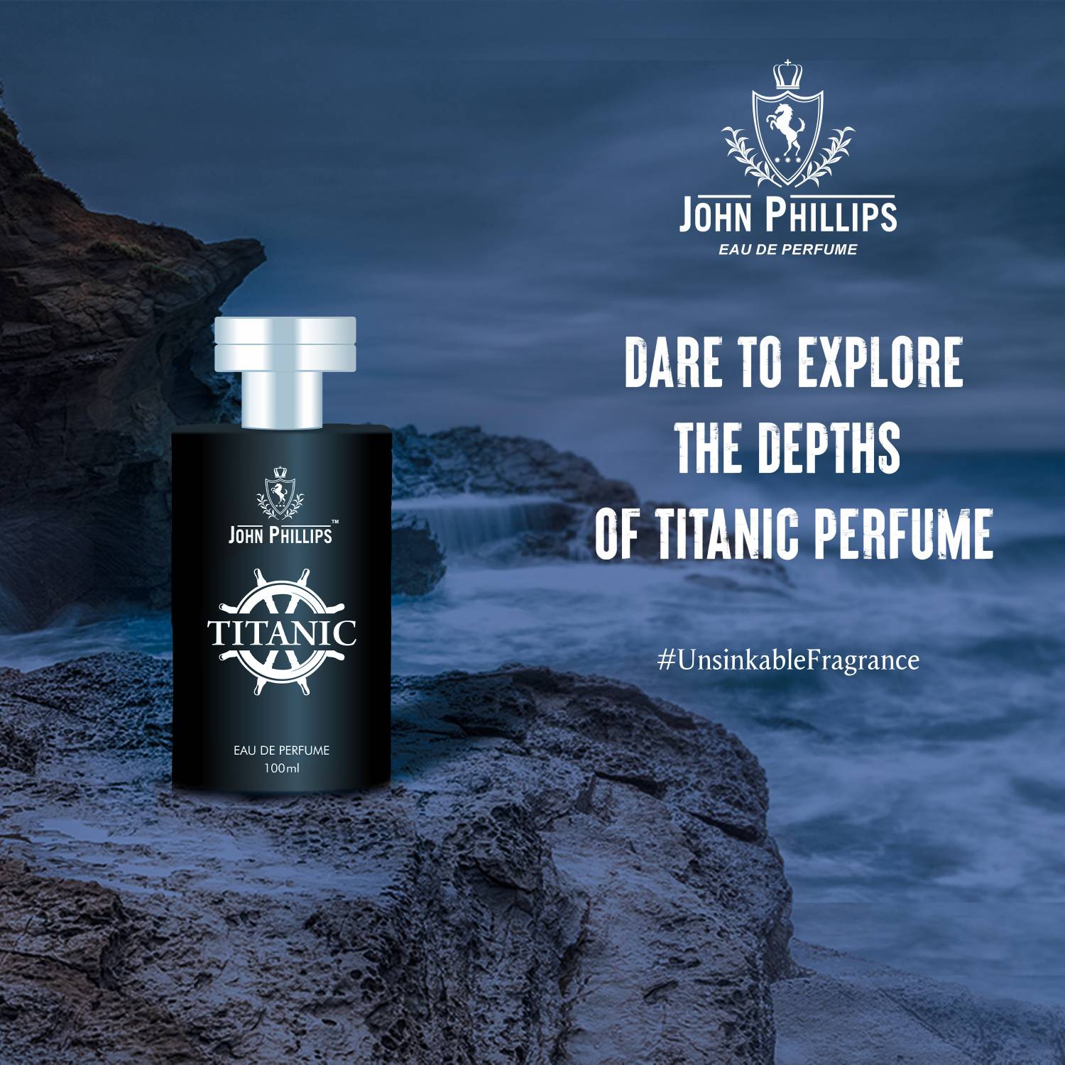 Buy John Phillips Titanic Eau de Parfum - 100 ml Online In India