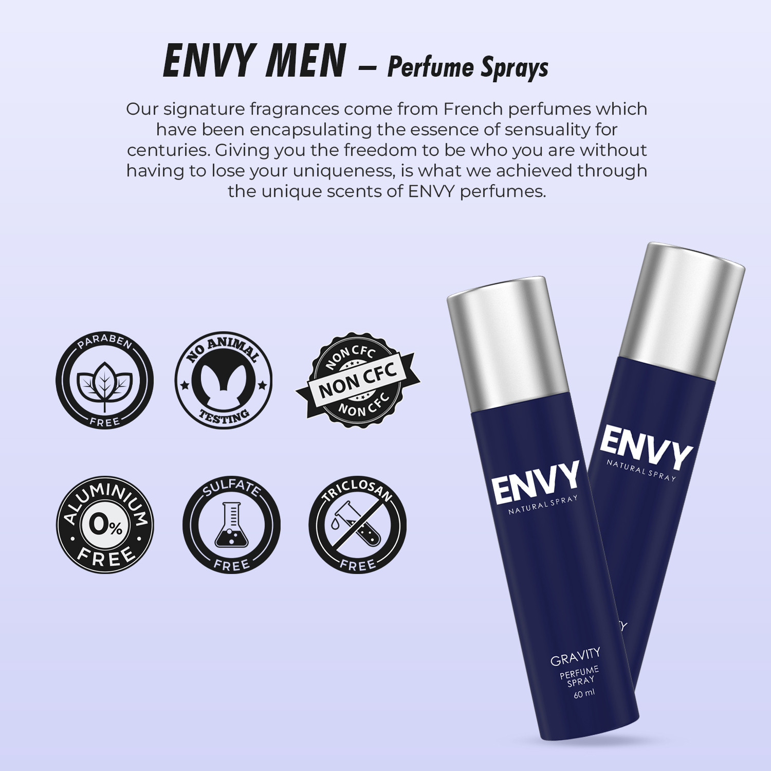Image of Envy Bold & Gravity Perfume,Premium and Long Lasting| Eau de Parfum - 120 ml (For Men)