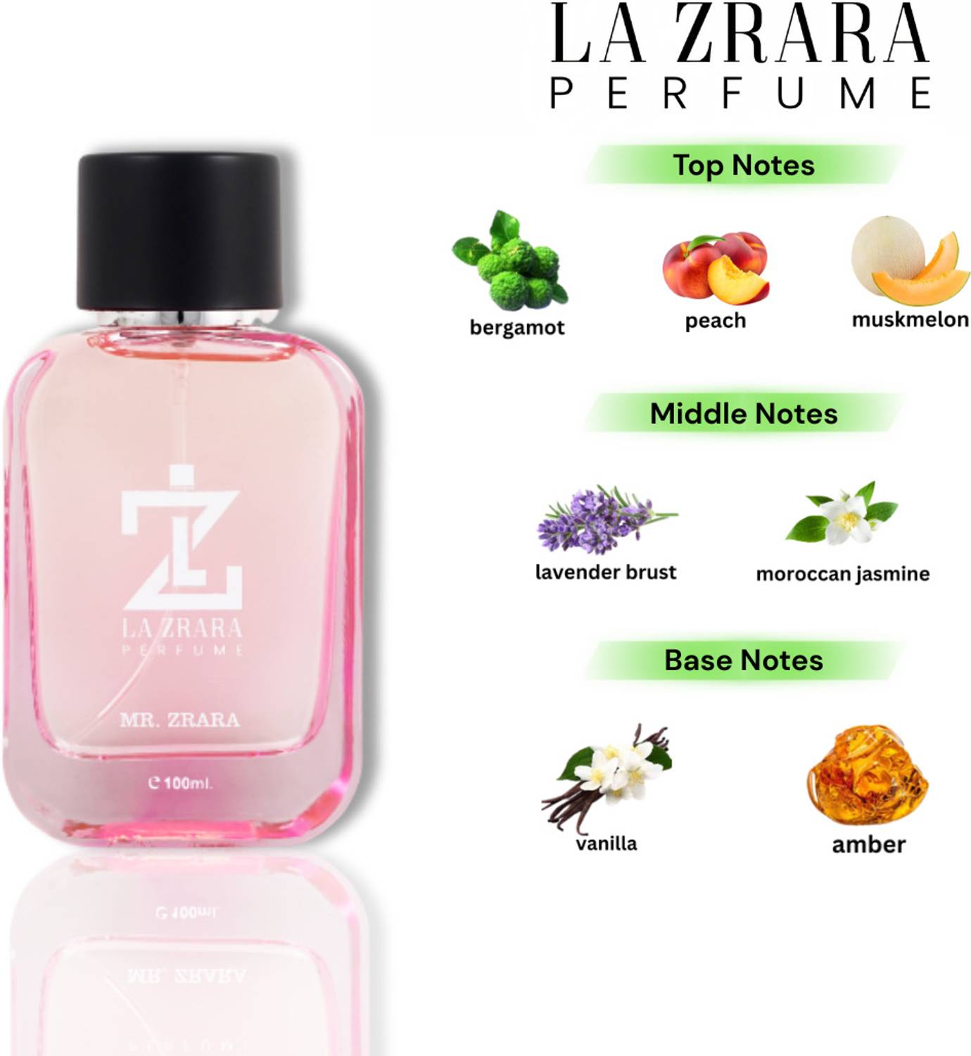 LA ZRARA PERFUME Unisex Eau de Parfum 100ml - Image 3