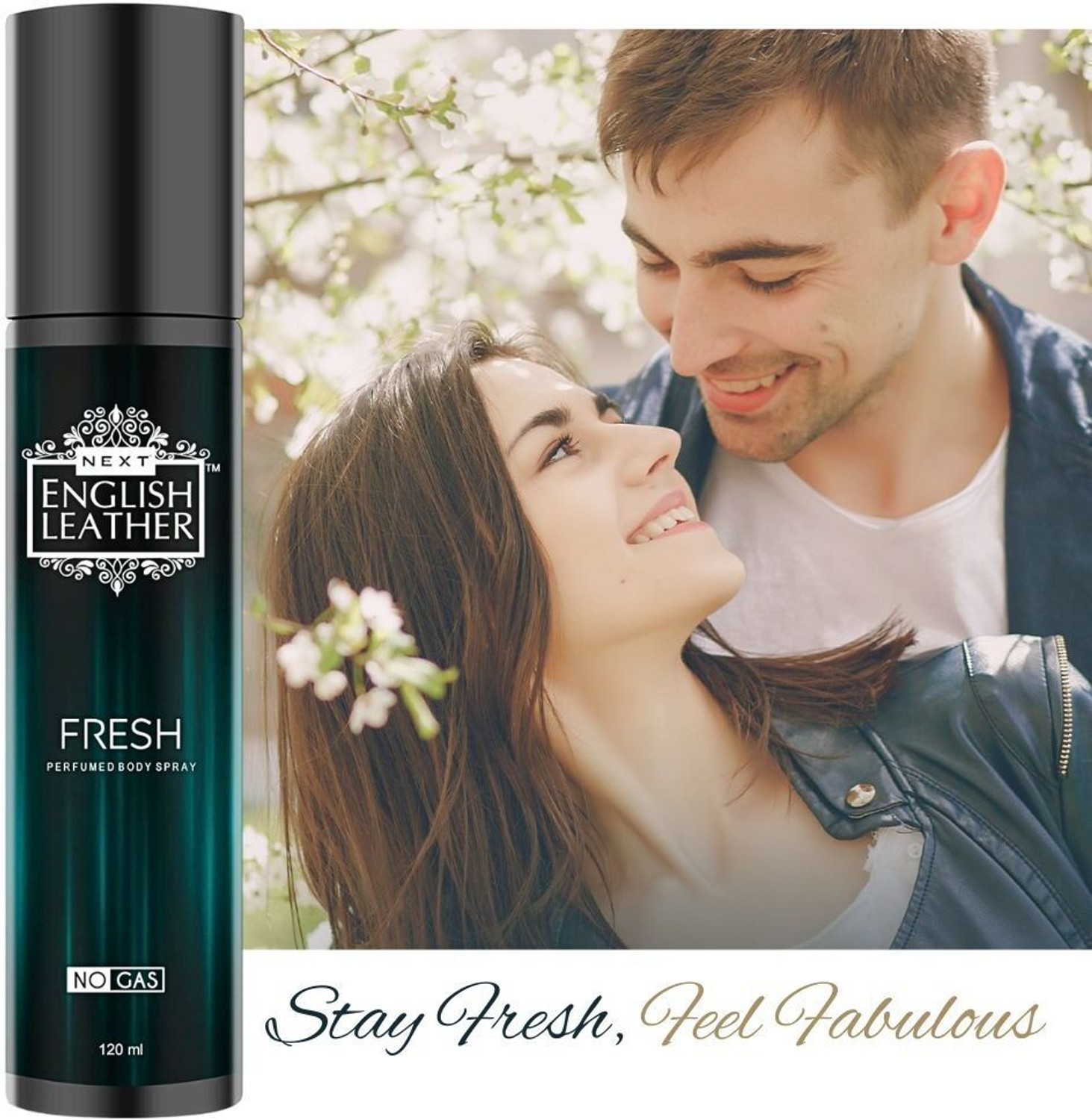 Image of NEXT English Leather Fresh No Gas Deo All Day Long- 3 Luxurious 120ml Packs Perfume Body Spray - For Men & Women