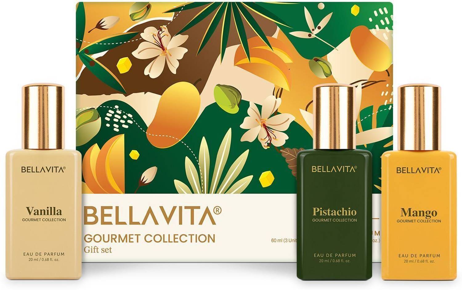 BELLAVITA Gourmet Collection Unisex Pack of 3 · 20 ml (60 ml total) - Image 1
