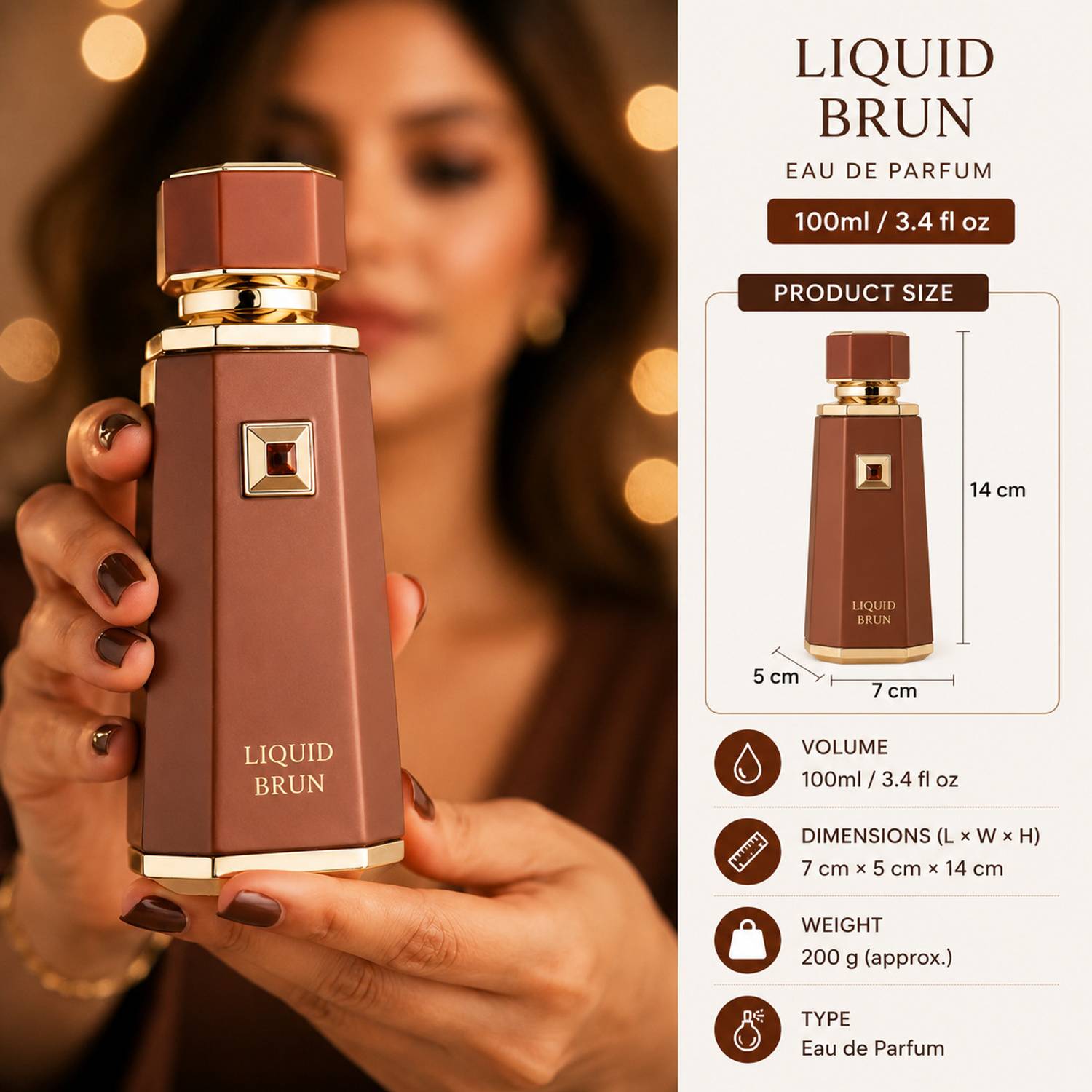 French Avenue Liquid Brun Eau De Parfum 100ml - Image 3