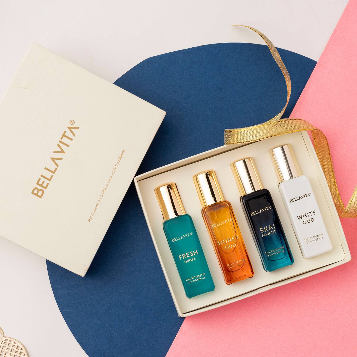 BELLAVITA Luxury Unisex Perfume Gift Pack of 4 · 20 ml (80 ml total) - Image 2