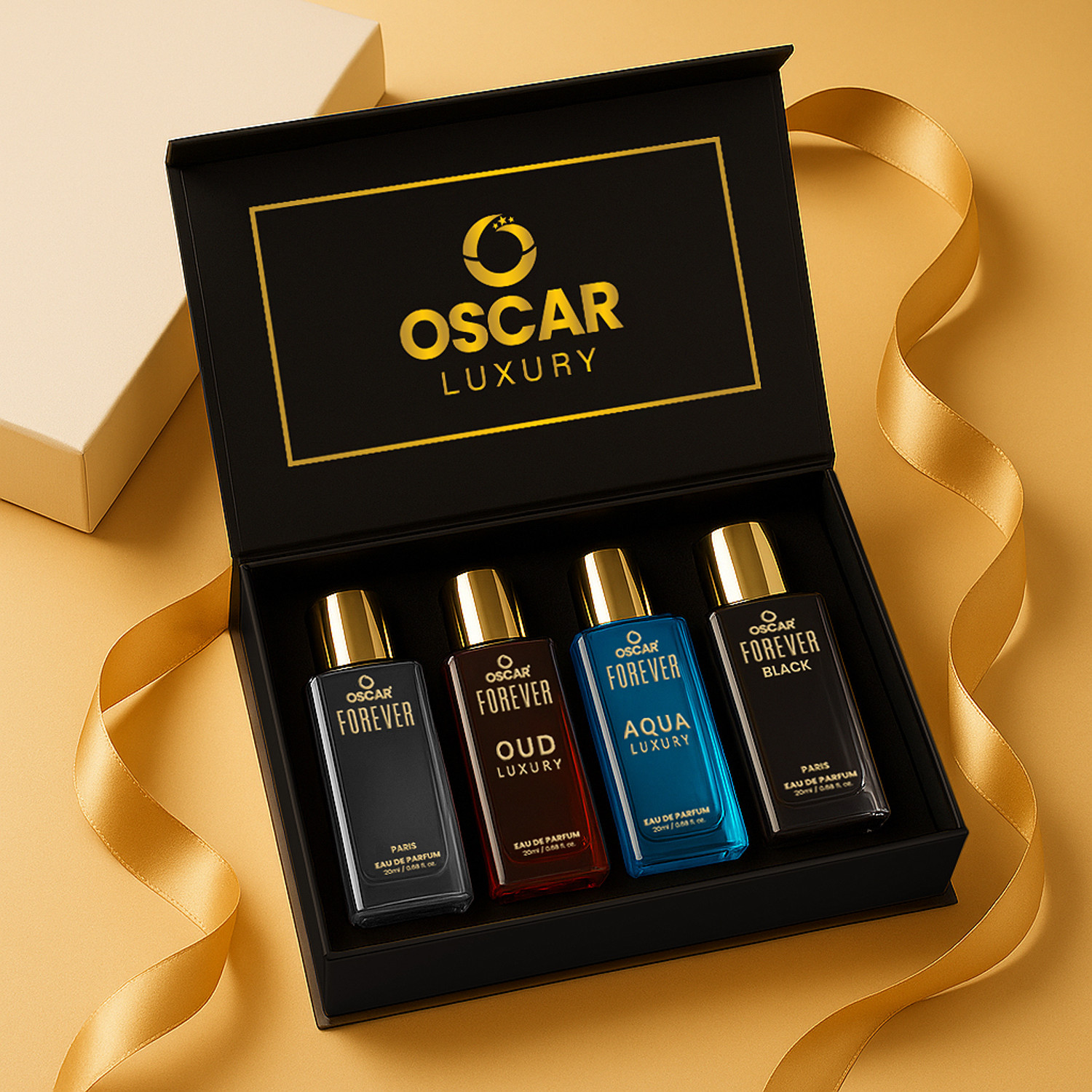 Image of OSCAR Luxury Unisex Perfume Gift Set 4x20 ML with Long Lasting Fragrance Perfume - 80 ml