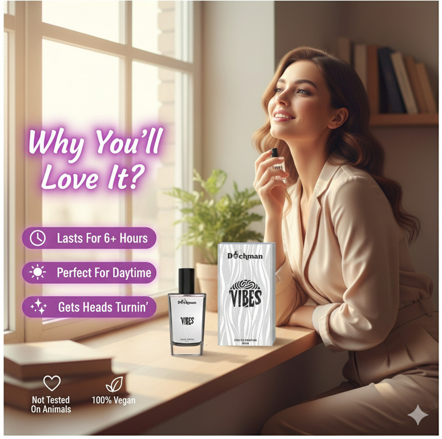 Image of DUCHMAN Long Lasting Fragrance ! Breezy Daily Scent ! Eau de Parfum - 30 ml