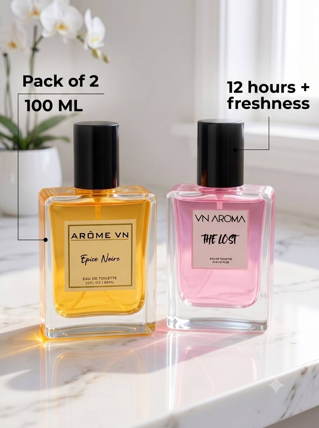 VN AROMA Combo Pack of 2, 200 ml Pack of 2 · 100 ml (200 ml total) - Image 1