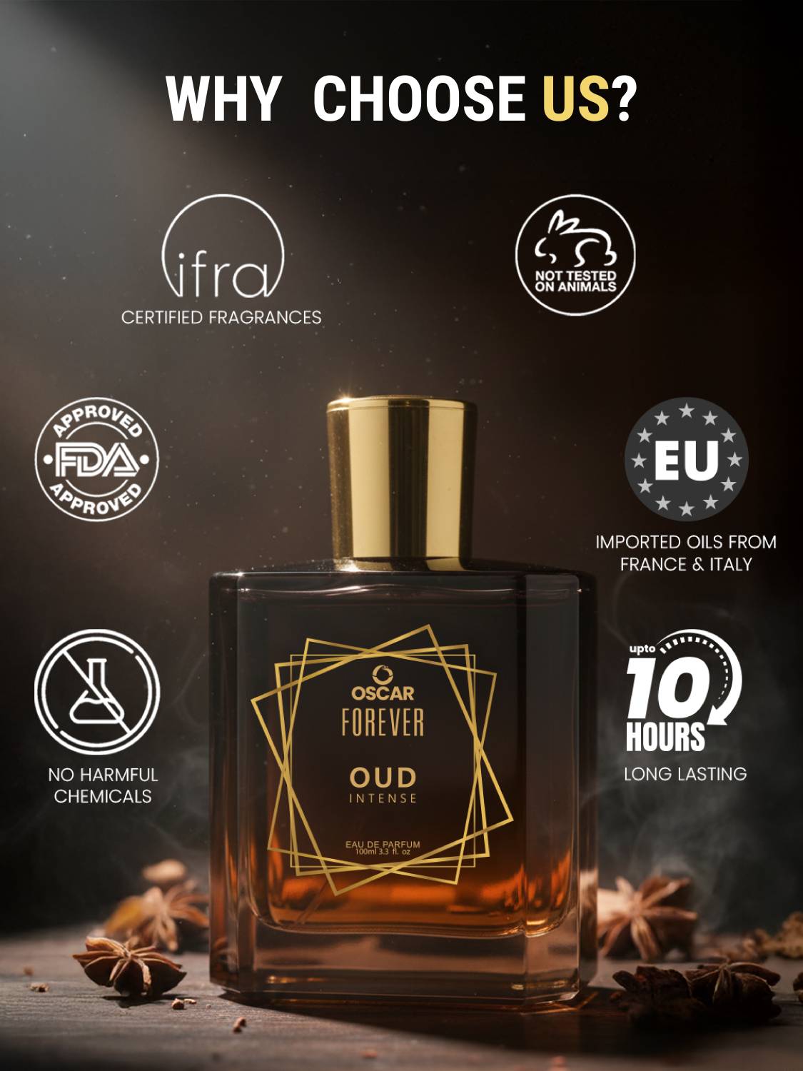 OSCAR Forever Oud Intense Premium Perfume Combo 200 ml - Image 4