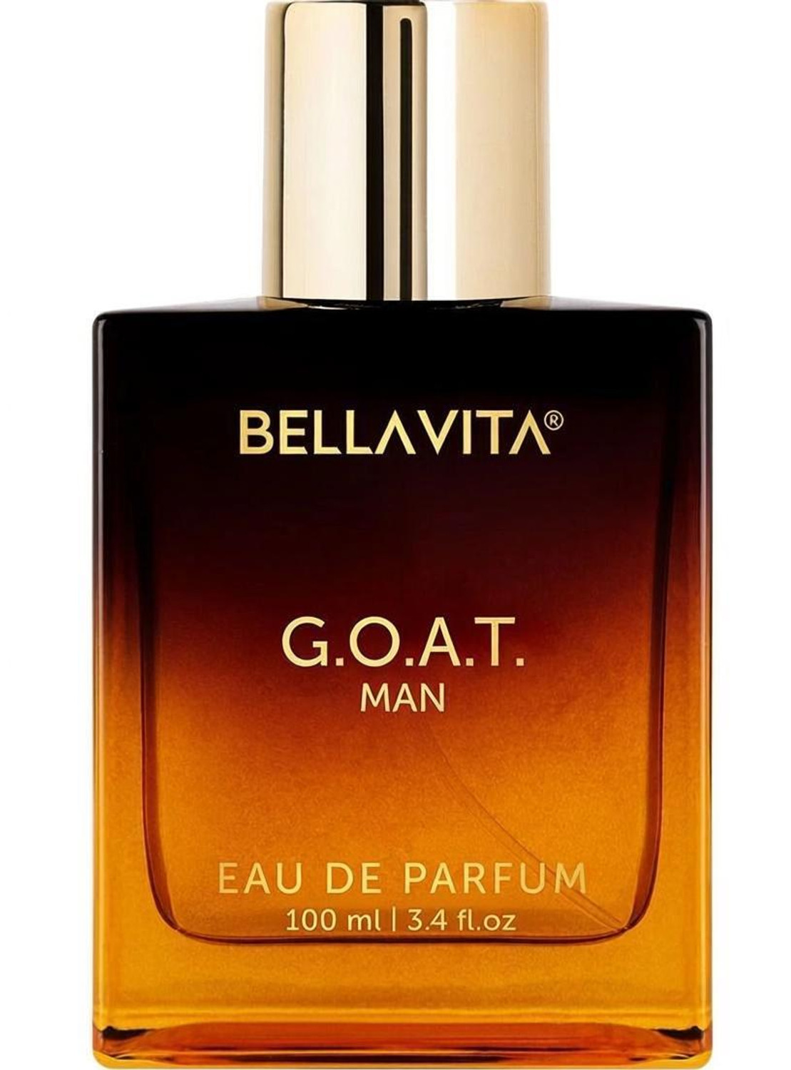 BELLAVITA G.O.A.T Man perfume with Notes of Bergamot, lavender & pepper |Long Lasting| EDP Eau de Parfum  -  100 ml
