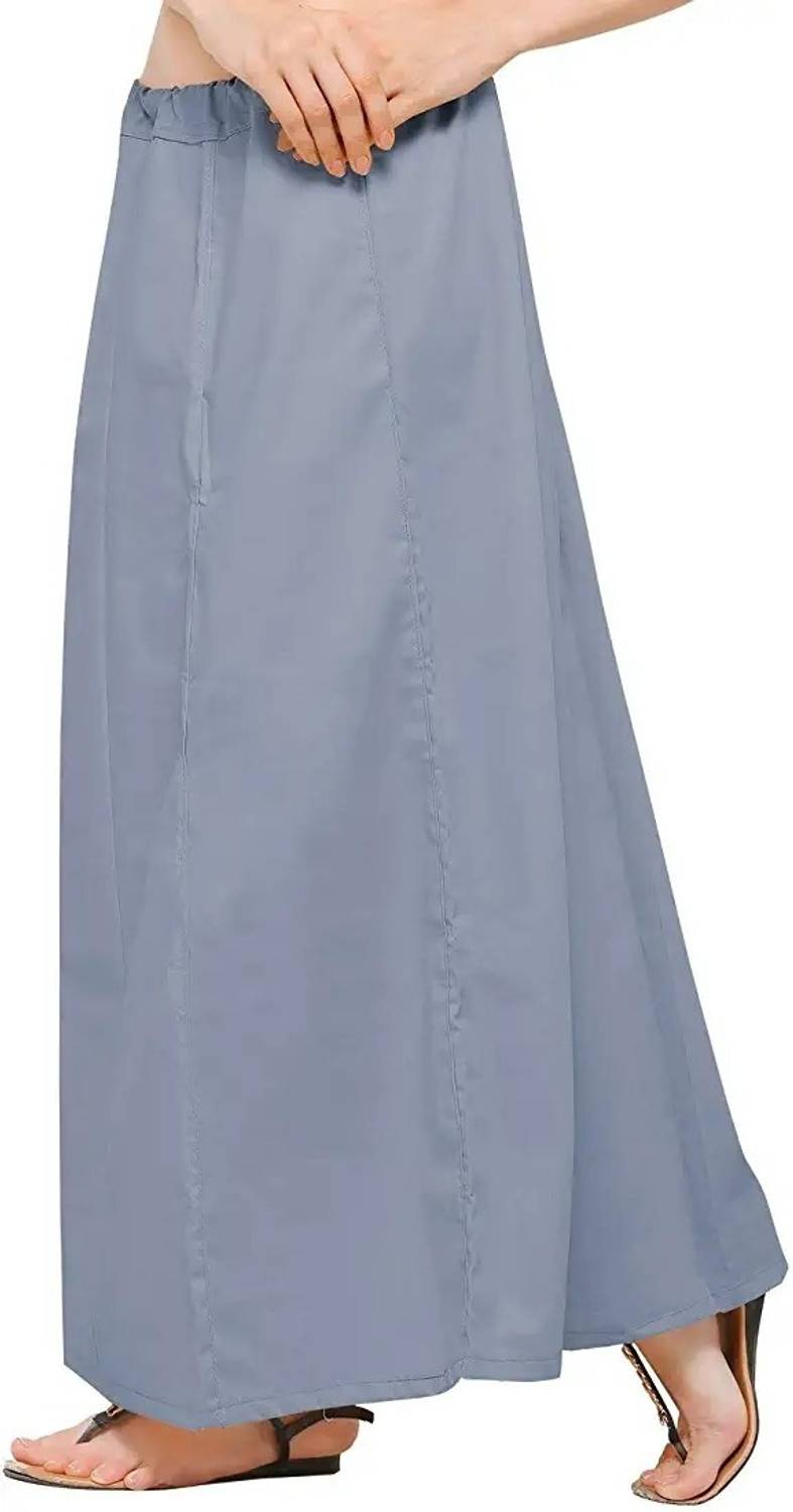 Preeticreations grey4xl Pure Cotton Petticoat
