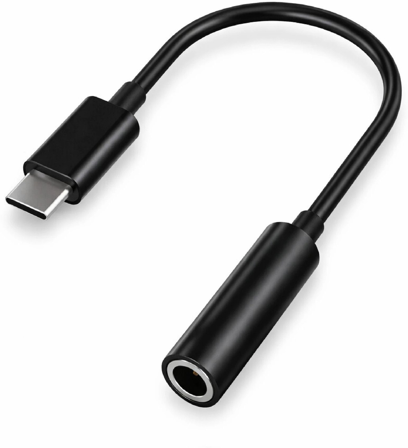 Image of CABTRONICS Black Type C to 3.5mm Audio Jack Cable, DAC Headphone /Earphone Converter Adapter 03 Phone Converter