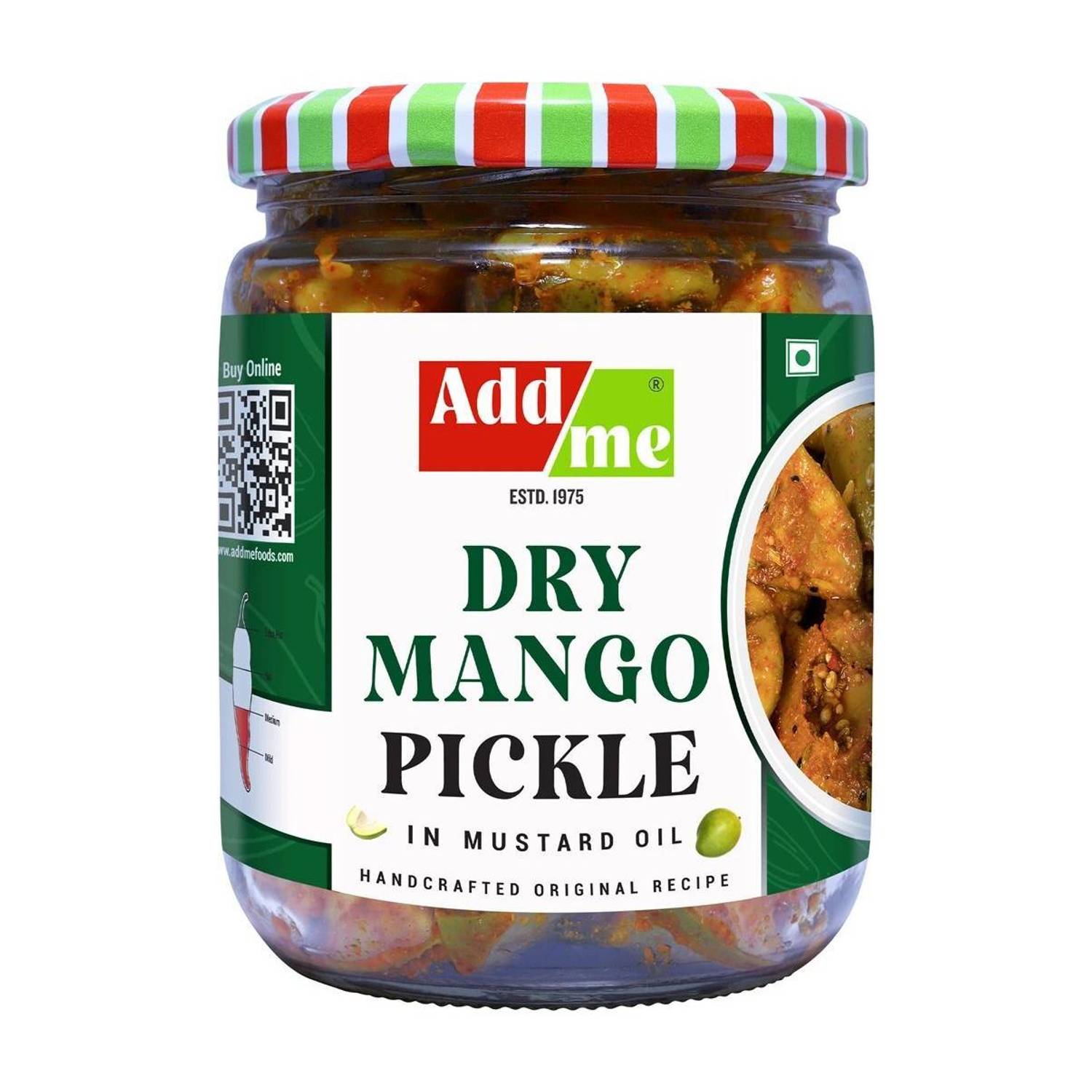 Add me Home Made Dry Mango Pickle Less Oil 500gm Aam ka Achar Mango Pickle