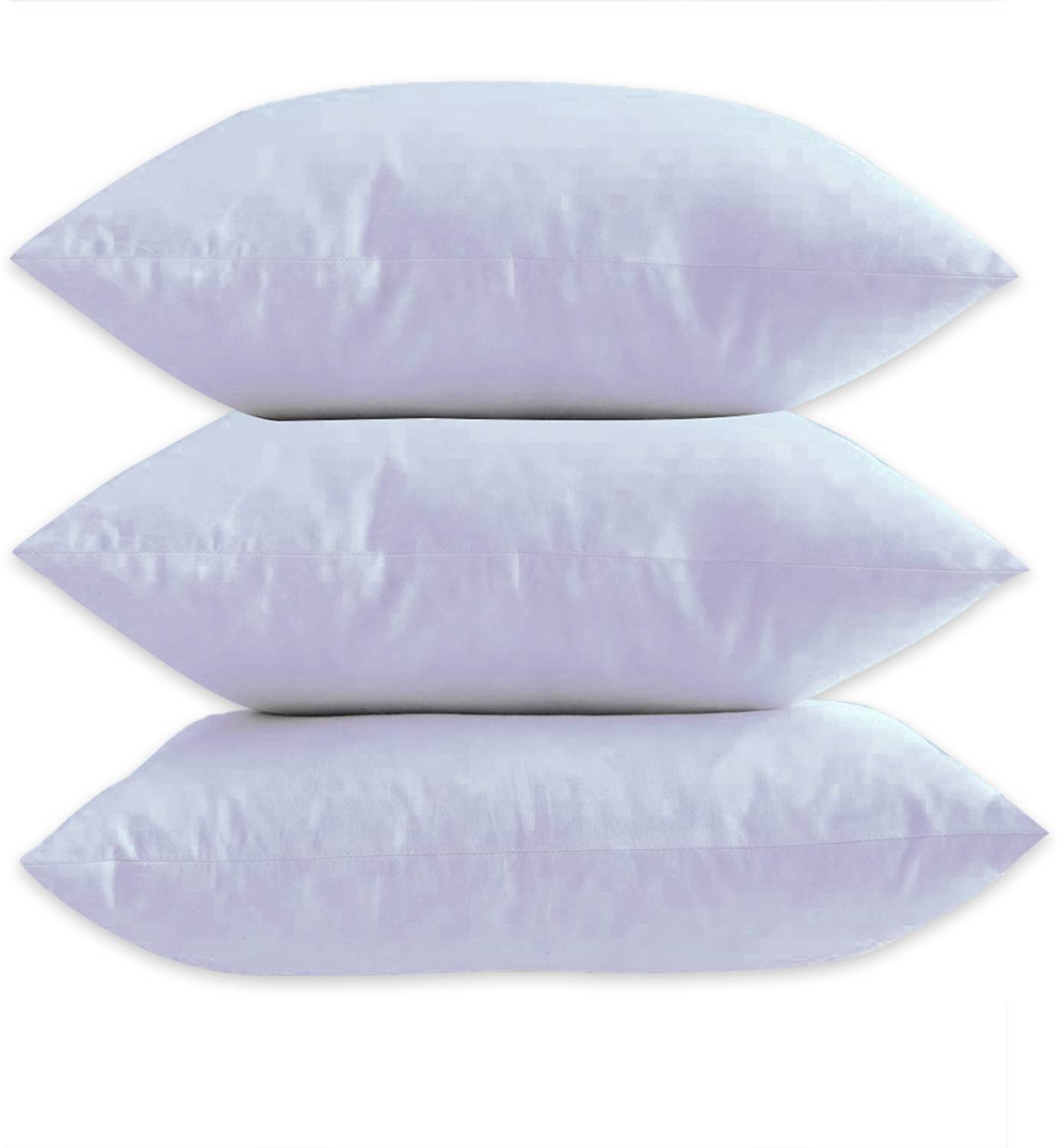 AJISH Microfibre Cushion Pack of 3 Solid