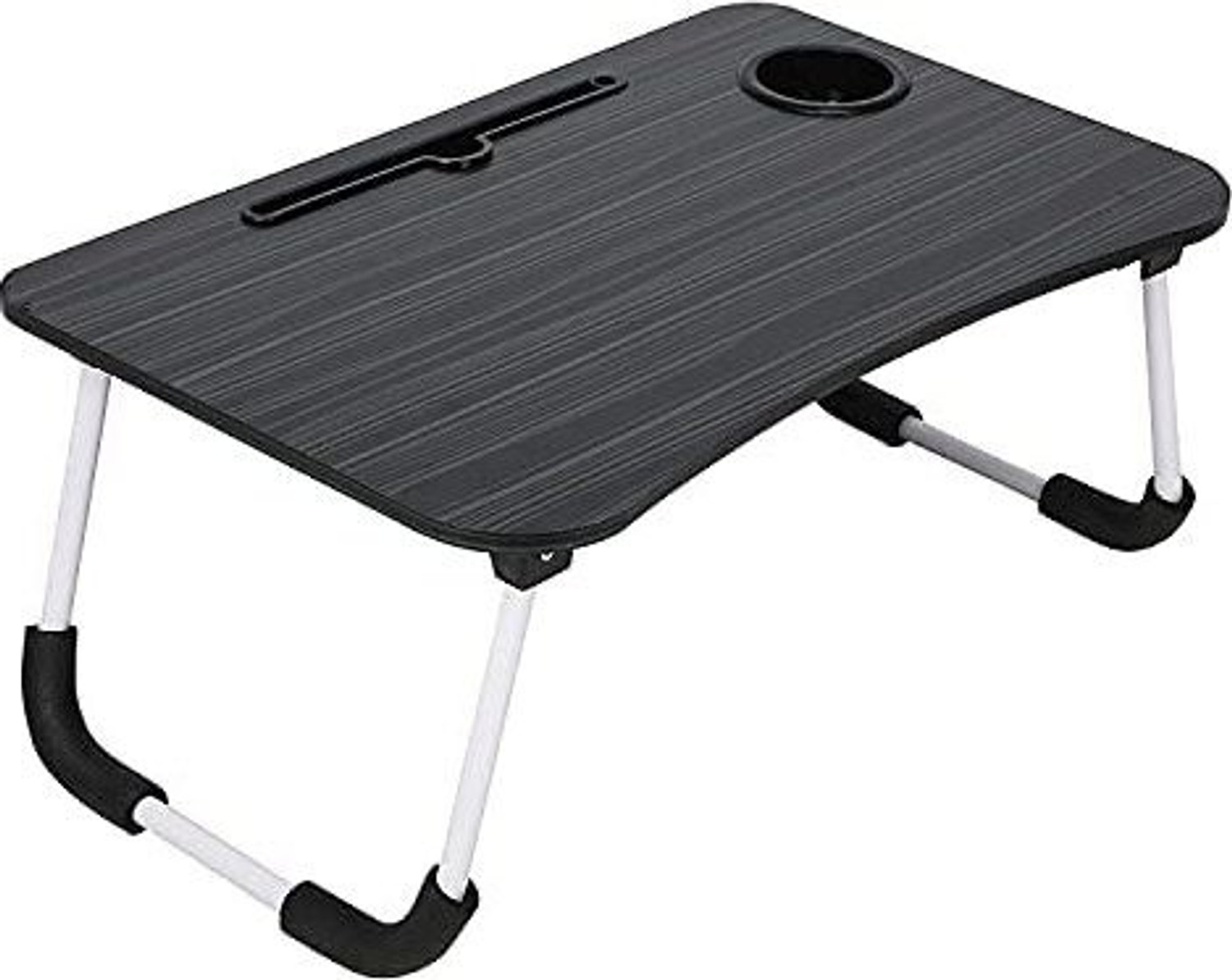 Image of Ritesh Multi-Purpose Laptop Table with Dock Stand Coffee Cup and also Portable table Wood Portable Laptop Table