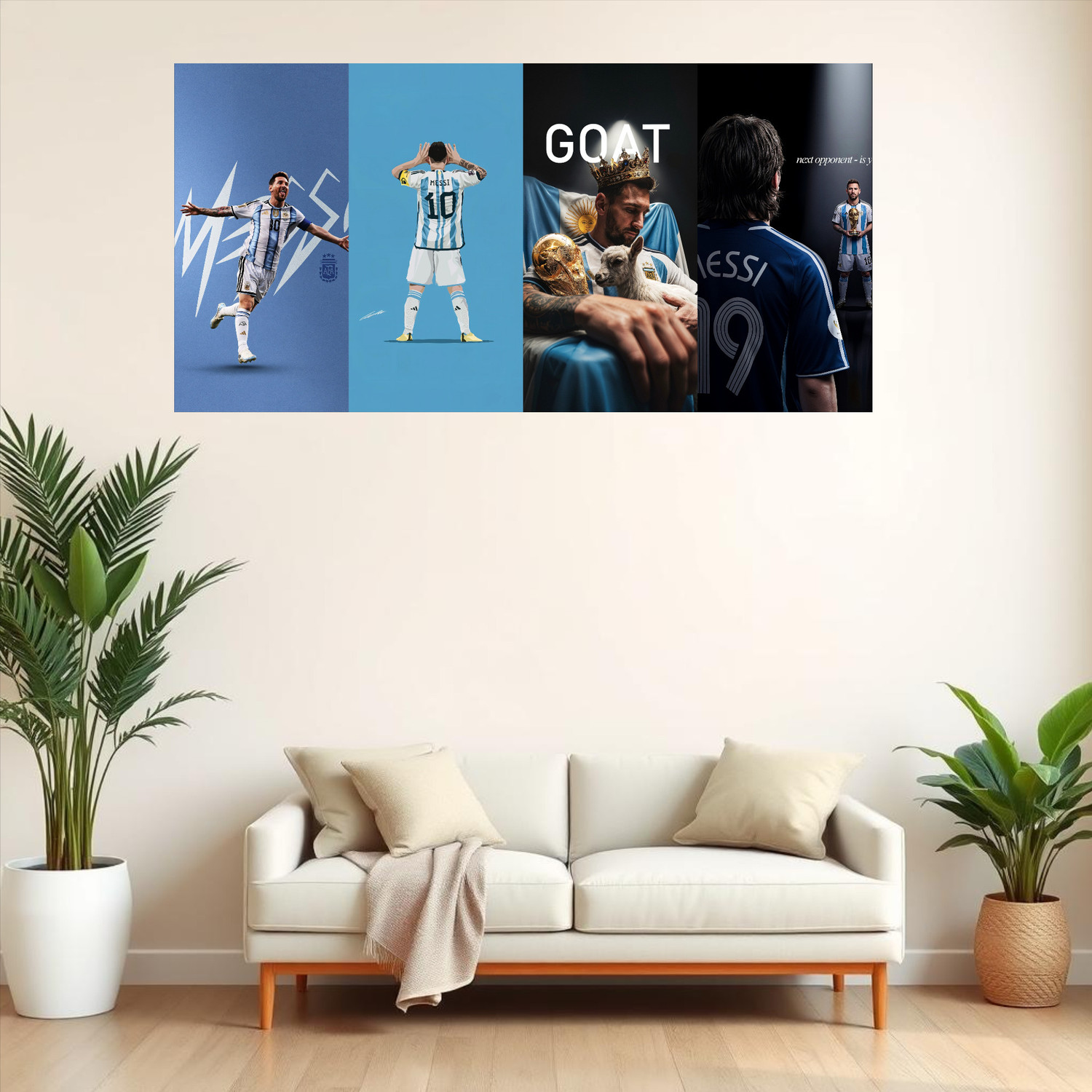 Image of Lionel Messi GOAT Wall Poster x Photographic Paper