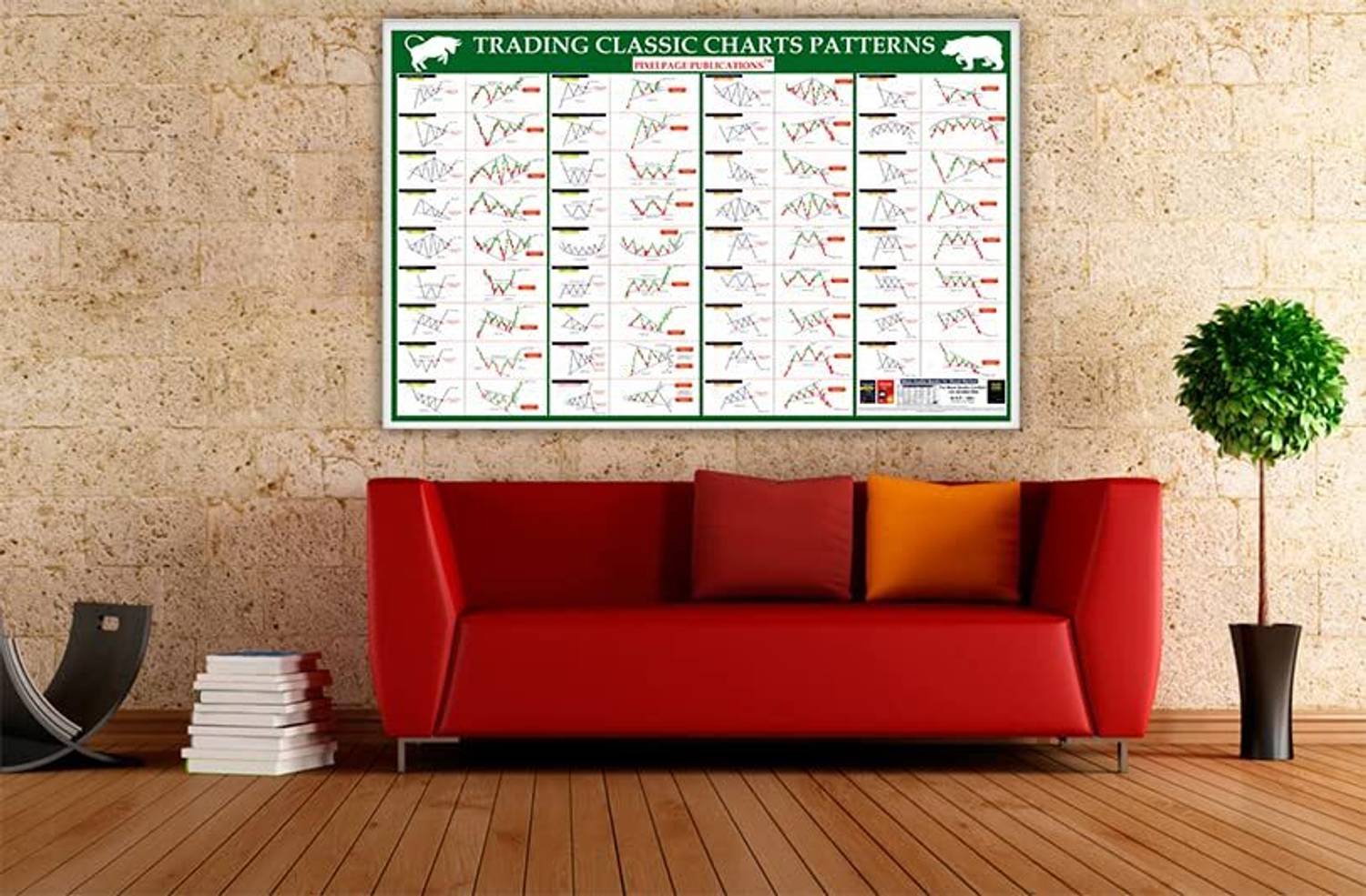 PIXELPAGE Trading Classic Chart Patterns Fine Art Print - Image 5