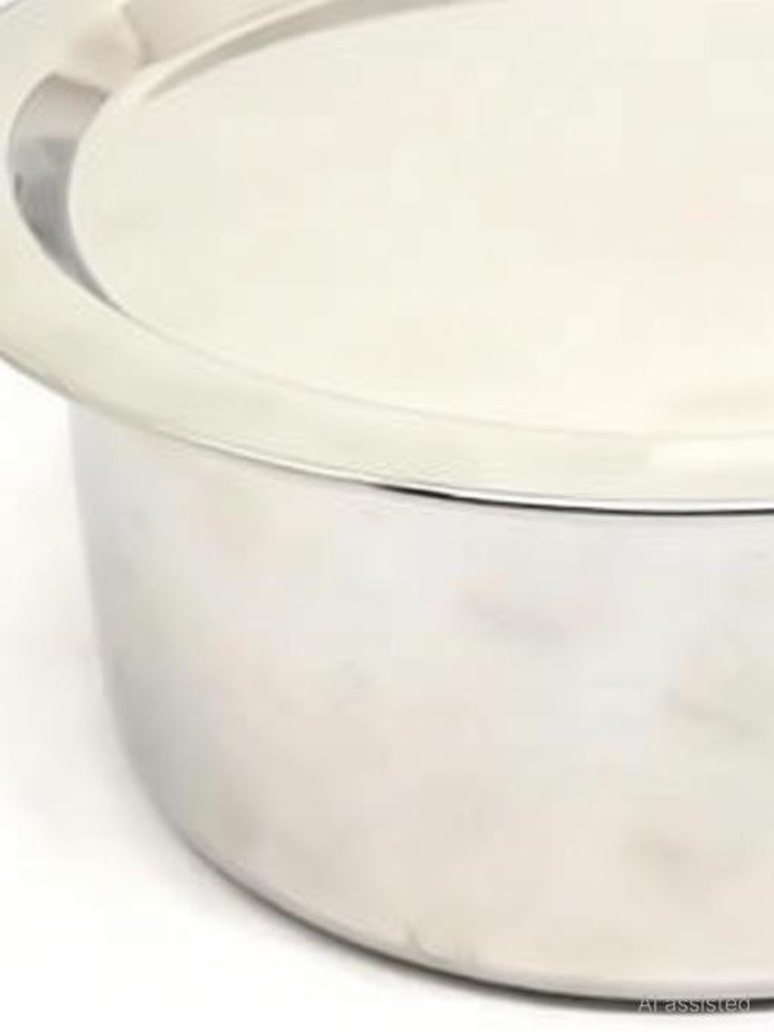 Image of SUPER HK PRODUCTS Tope /Bhagona /Patila with Lid 3 L capacity 20.3 cm diameter