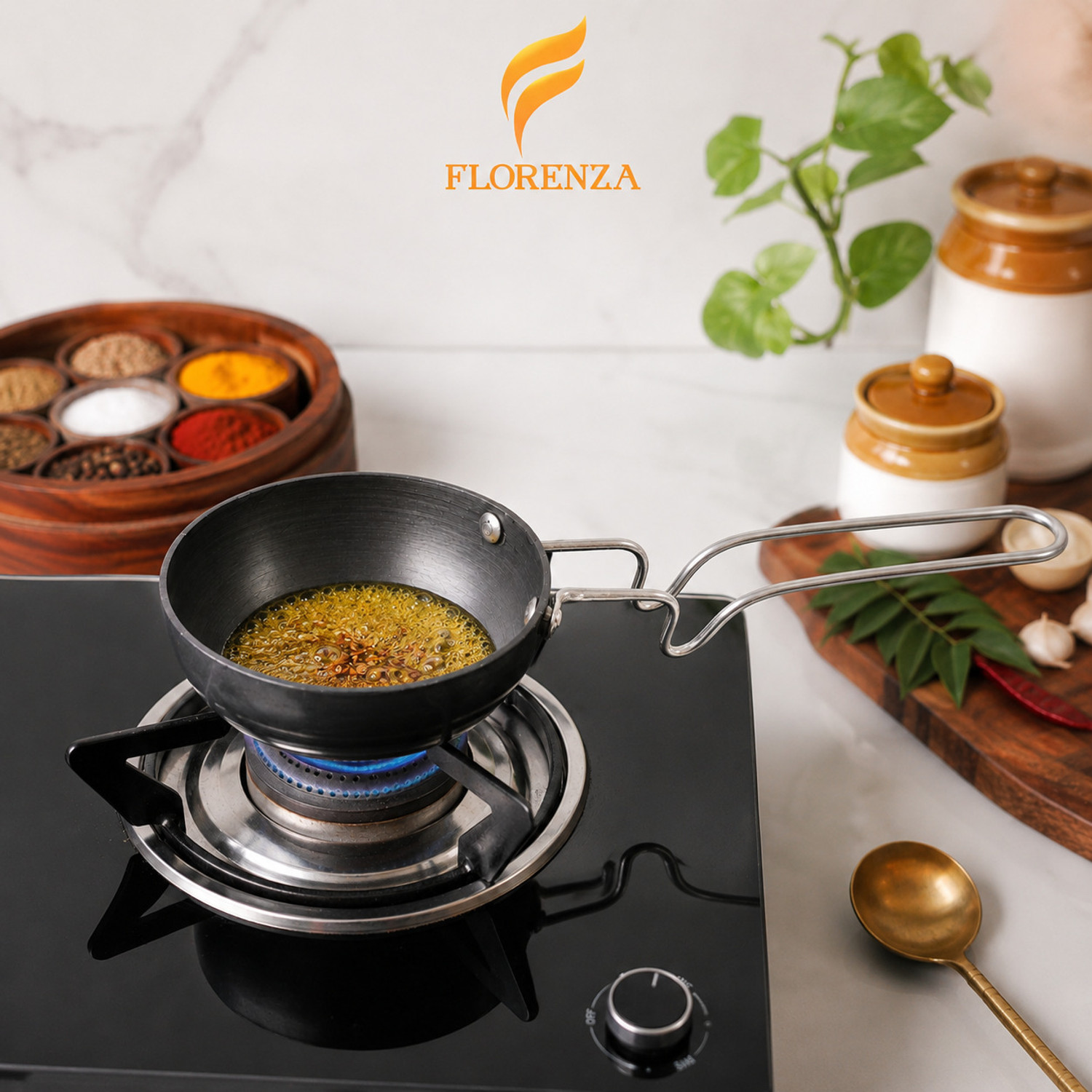 Image of Florenza Tadka Pan 9 cm diameter 0.2 L capacity