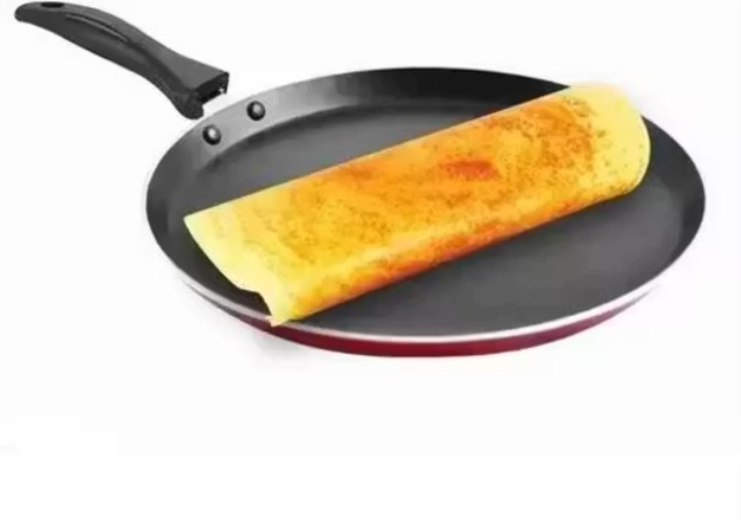 Image of Jurion Non-Stick Dosa Tawa |Flat Roti & Chapati Tawa with Heat-Resistant Handle Tawa 24 cm diameter