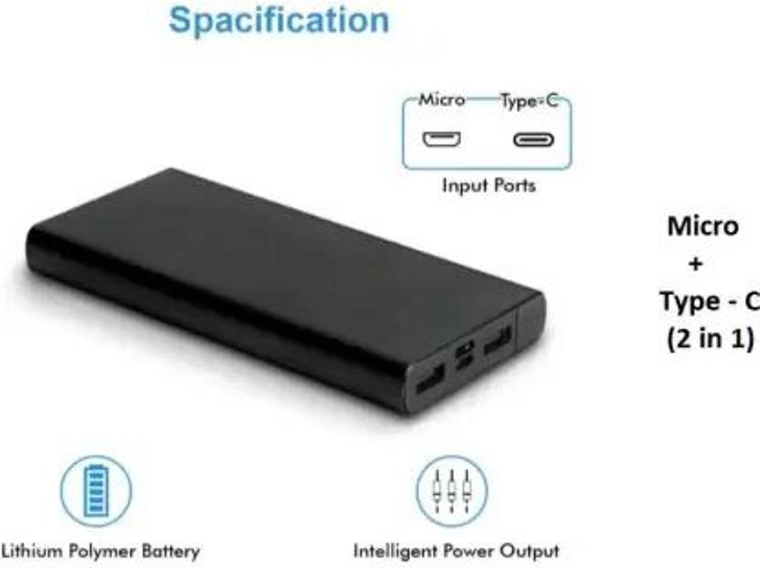 DG 24100 mAh 22.5W Power Bank Black - Image 4