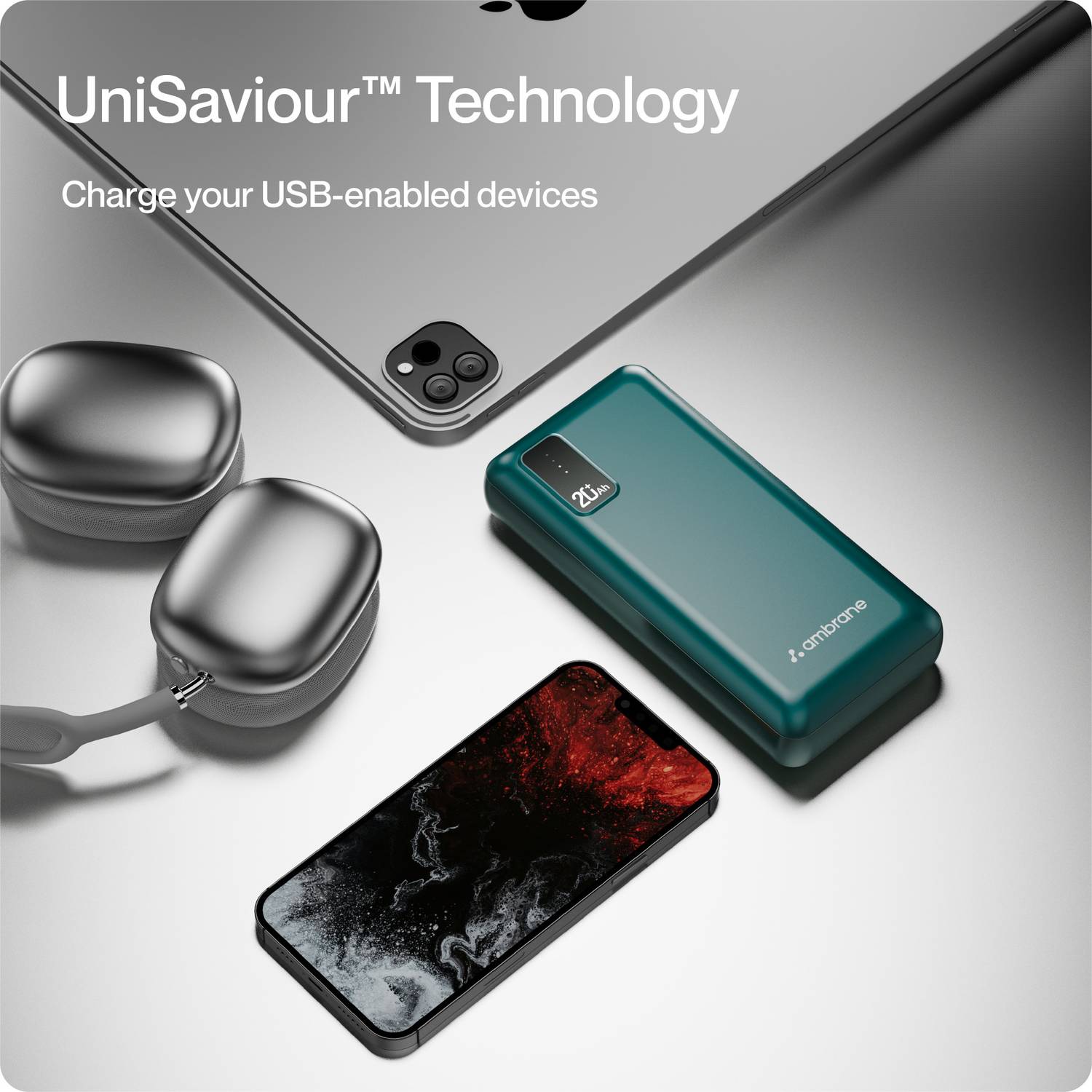 Ambrane 20000 mAh 10.5W Green Power Bank - Image 5
