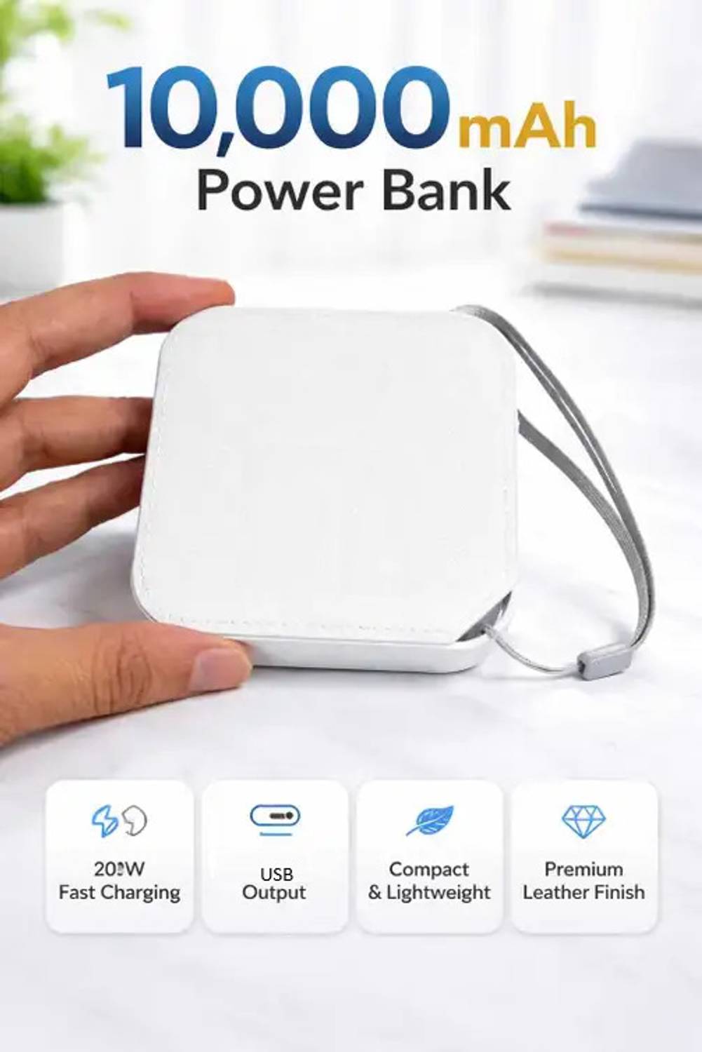 FluSun 10000 mAh 15W MagSafe Power Bank - Image 1