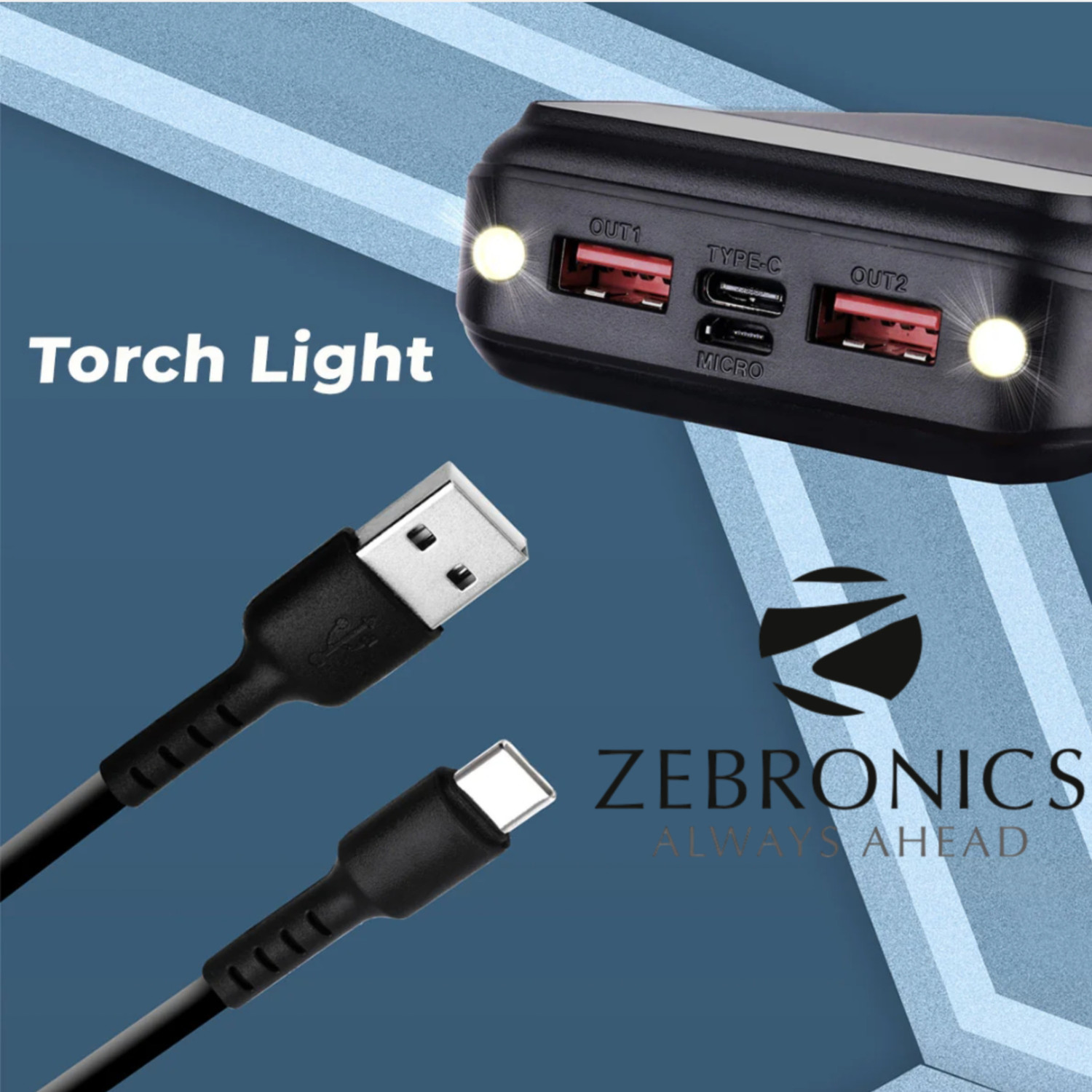Image of ZEBRONICS 20000 mAh 22.5 W Power Bank