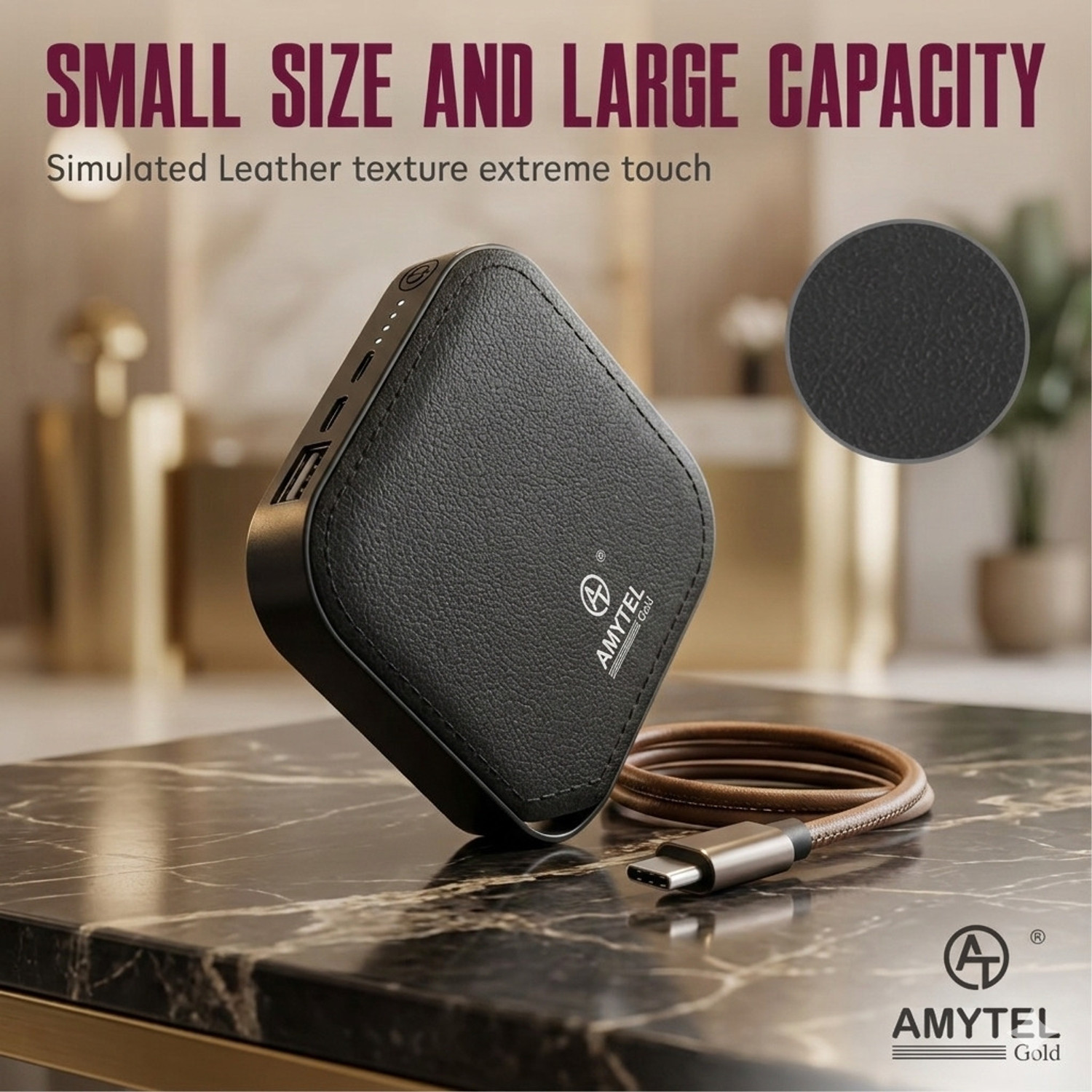 Image of AMYTEL 7060 mAh 5 W Mini Pocket Size Power Bank