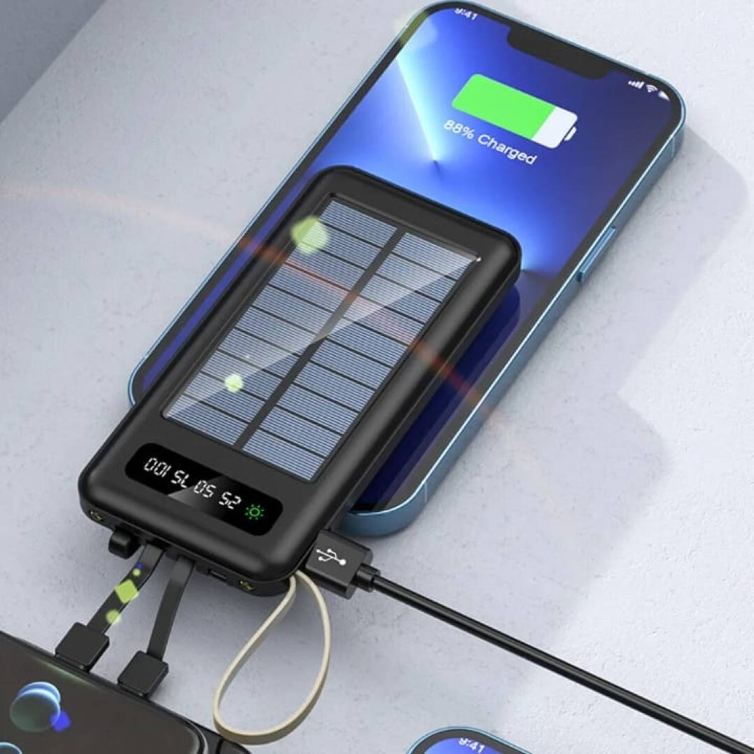 FAHIG 20000 mAh 12W Black Power Bank - Image 1