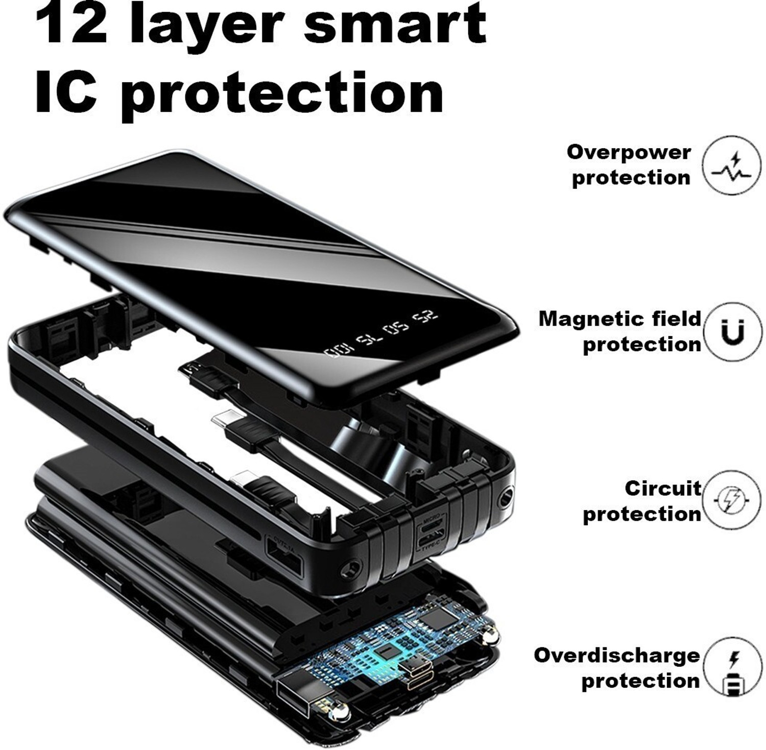 Image of FAHIG 25000 mAh 15 W Compact Pocket Size Power Bank