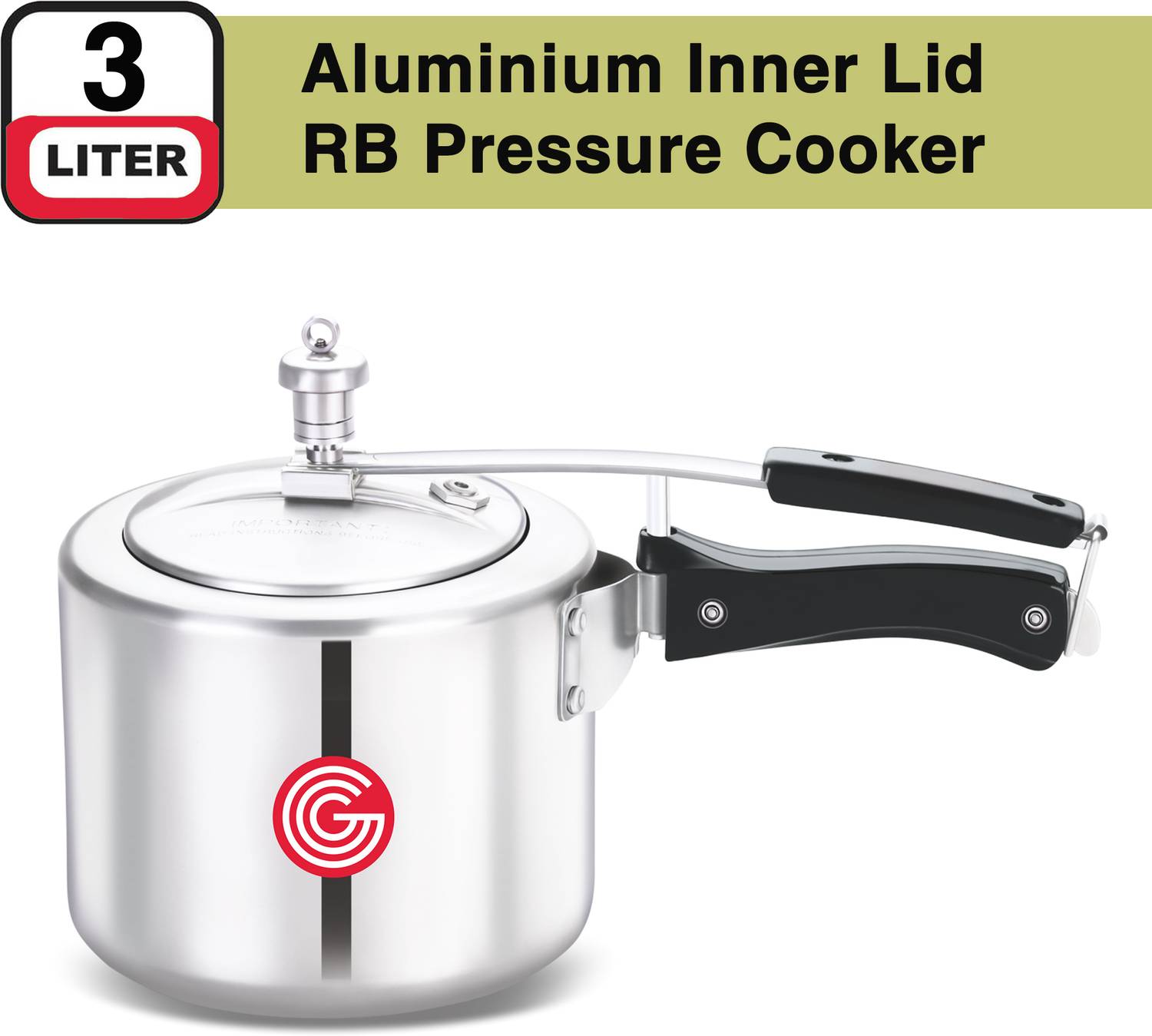 globe Kiwi Regular Base with Inner Lid |6 Years Warranty 3 L Pres...mo