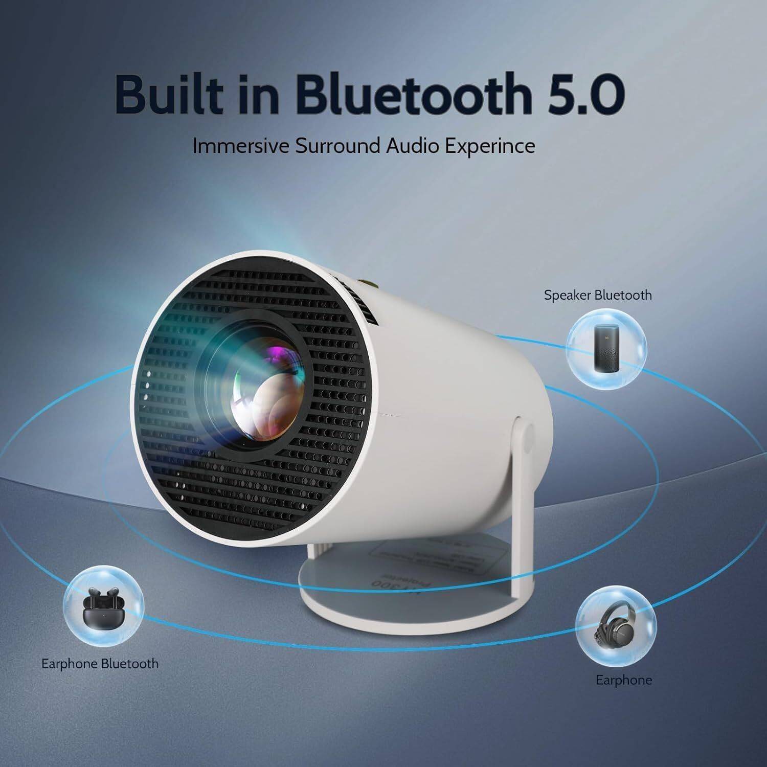 roxfire HY300 Smart Portable Android 11 Mini Projector - Image 2
