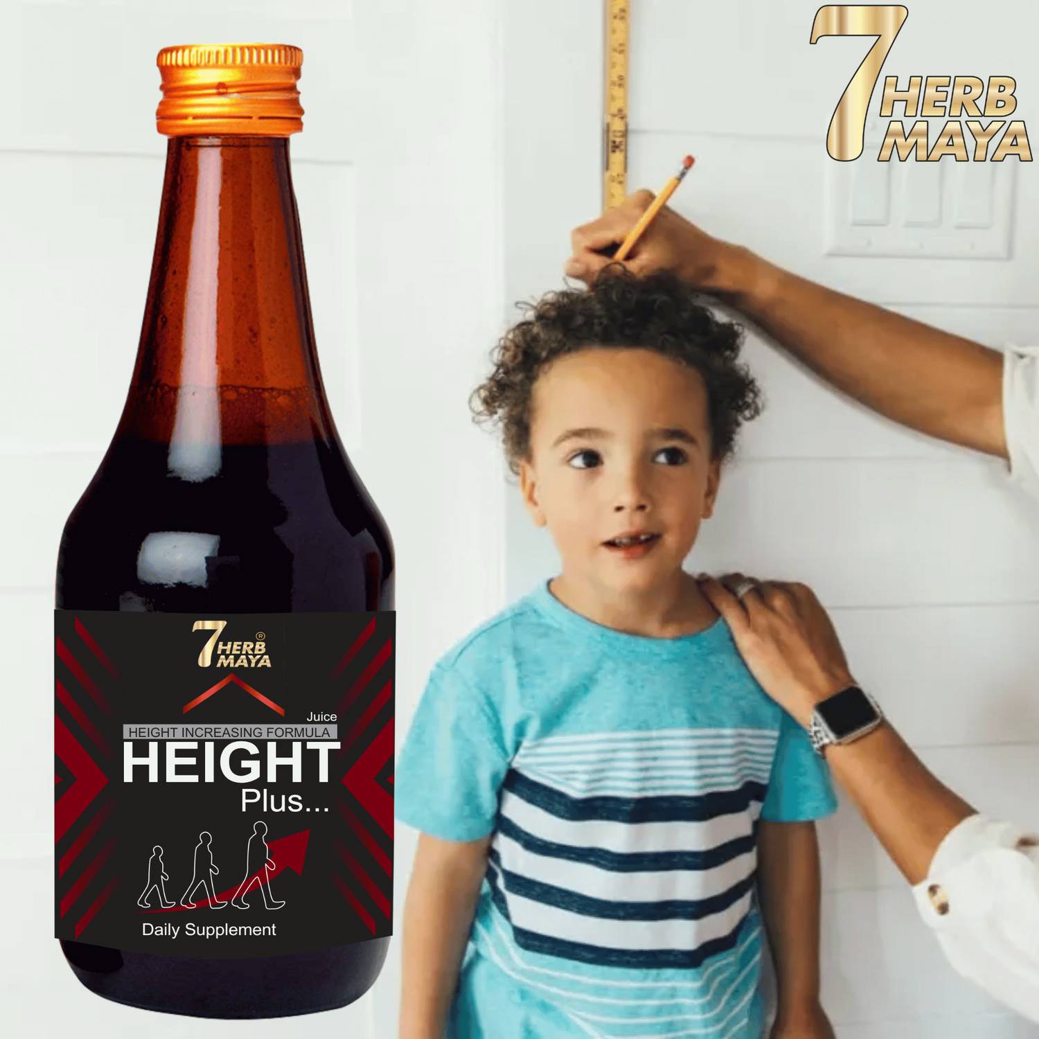 7Herbmaya Height increase Medicine/Height Growth Juice/Body Growth Juice/Height Gain Juice Plant-Based Protein