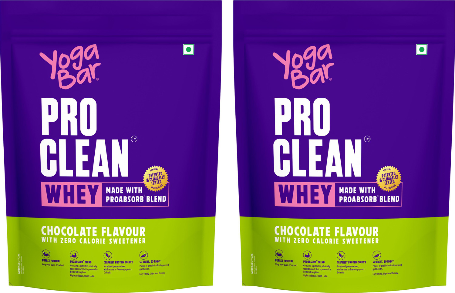Image of Yogabar Whey Protein powder | 25g per Serve | Clean and Light | With Probiotics Whey Protein