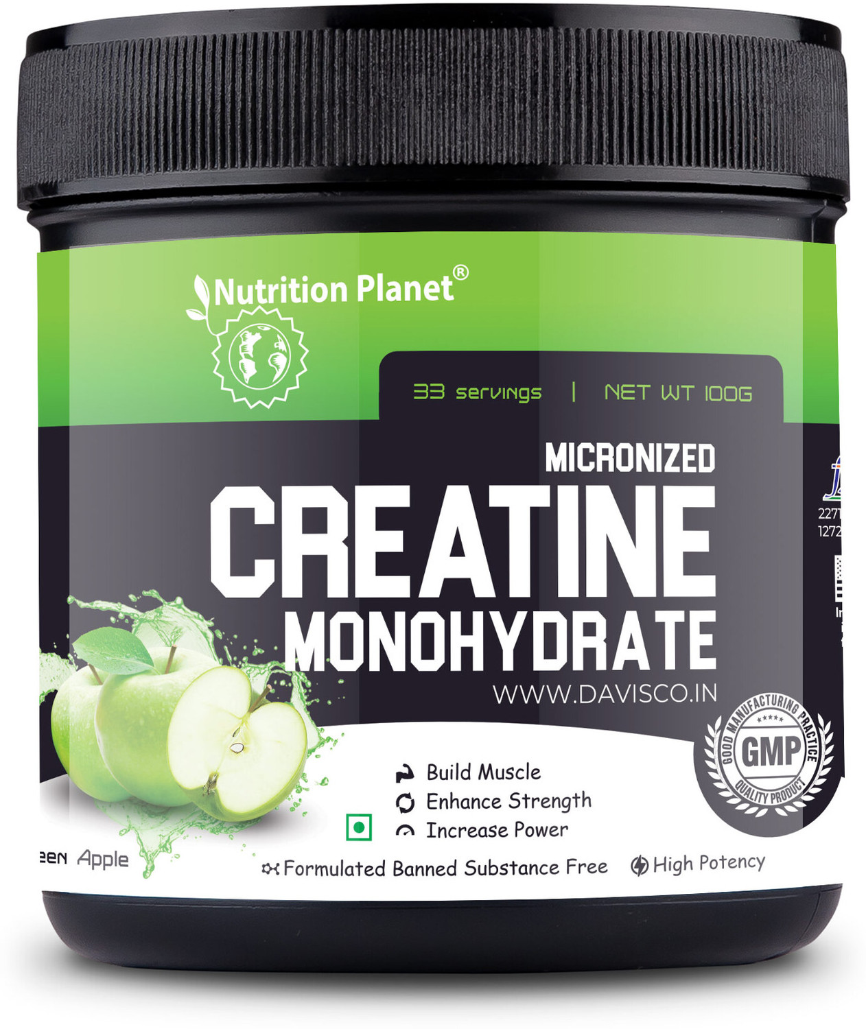Image of Nutrition Planet Micronized Creatine Monohydrate (33 Servings / 0.22LB) Creatine