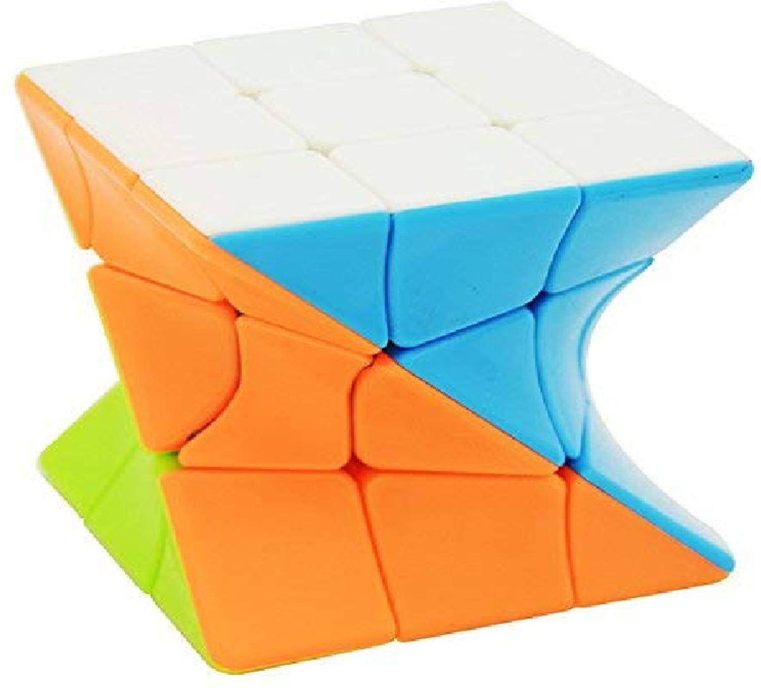Shivsoft Drift Twisty 3x3 Stickerless Magic Cube for Kids & Adults Speedy Stress Buster - Image 1