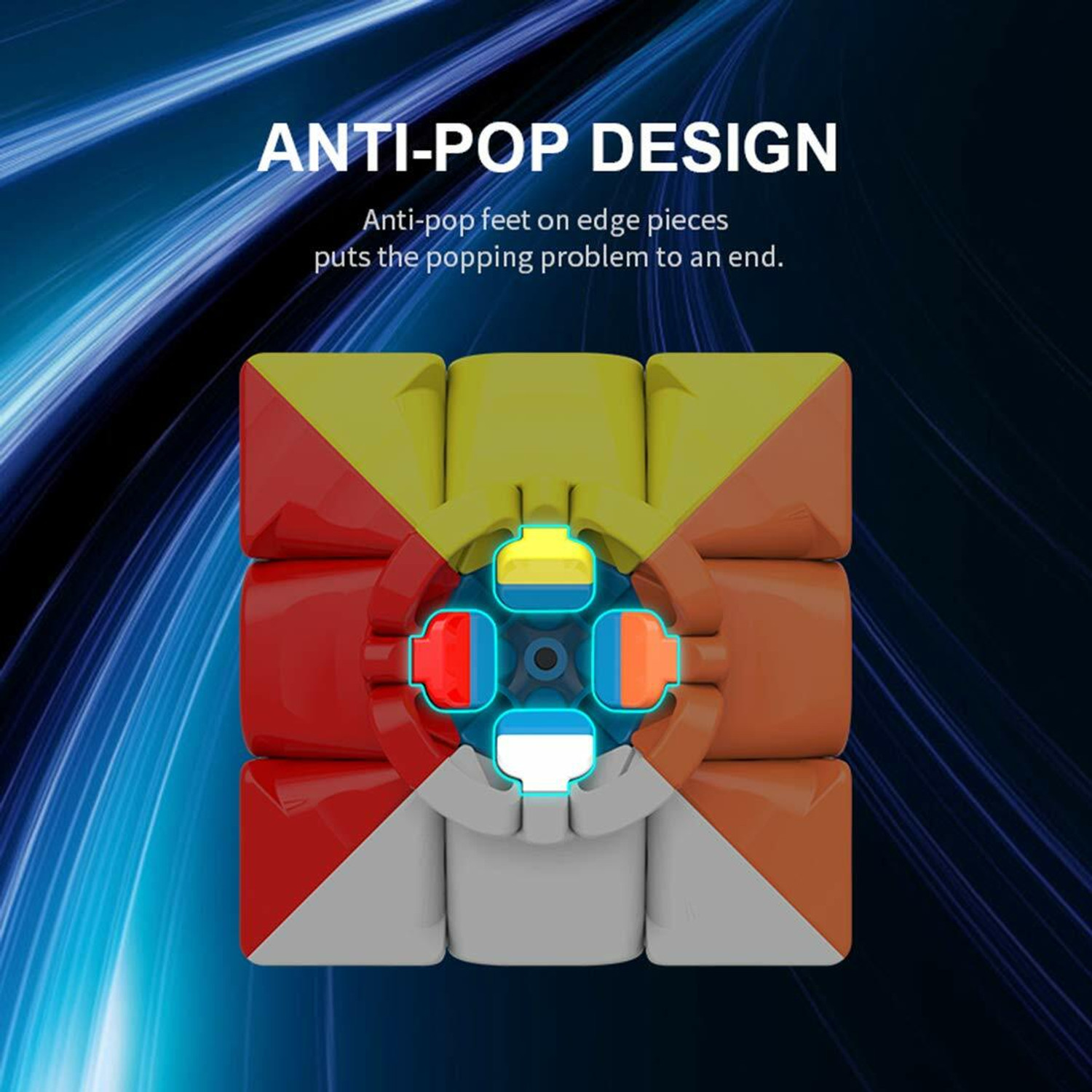 Image of Hawkister MoYu Meilong 3x3 Speed Cube Stickerless Cubing Classroom 3x3x3 Magic Puzzle