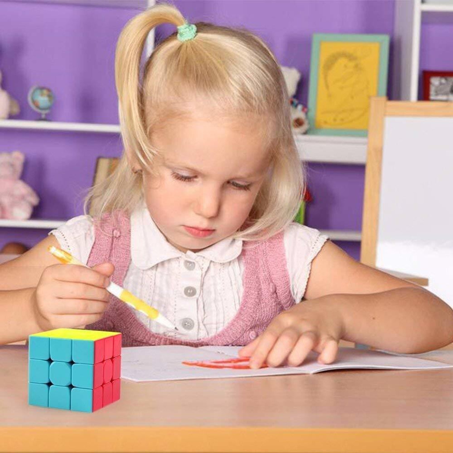 Image of GoodsNet Stickerless 3x3x3 High Speed Magic Cube
