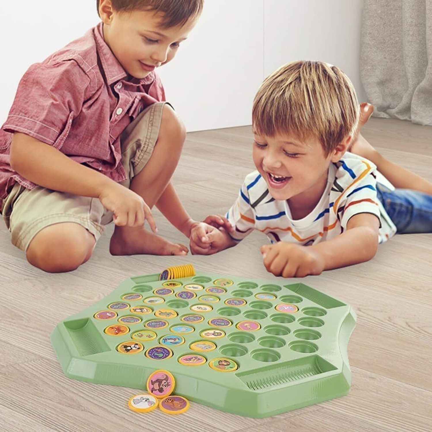 Image of CountryLink 54PCS Animal Flip Memory Chess Game - Fun Matching Board Game for Kids & Travel Party & Fun Board Game