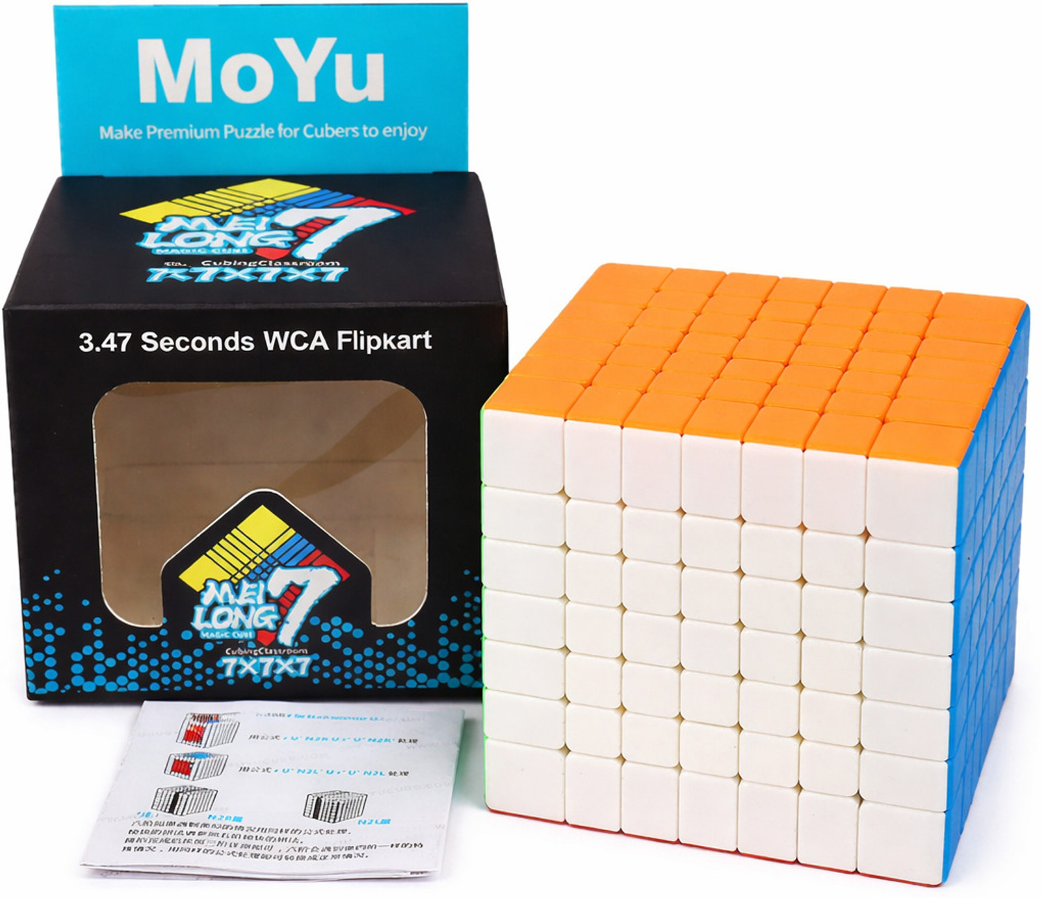 Image of Craveon MoYu 7x7x7 Stickerless Speed Cube, High-Performance Magic Puzzle for Speedcubers