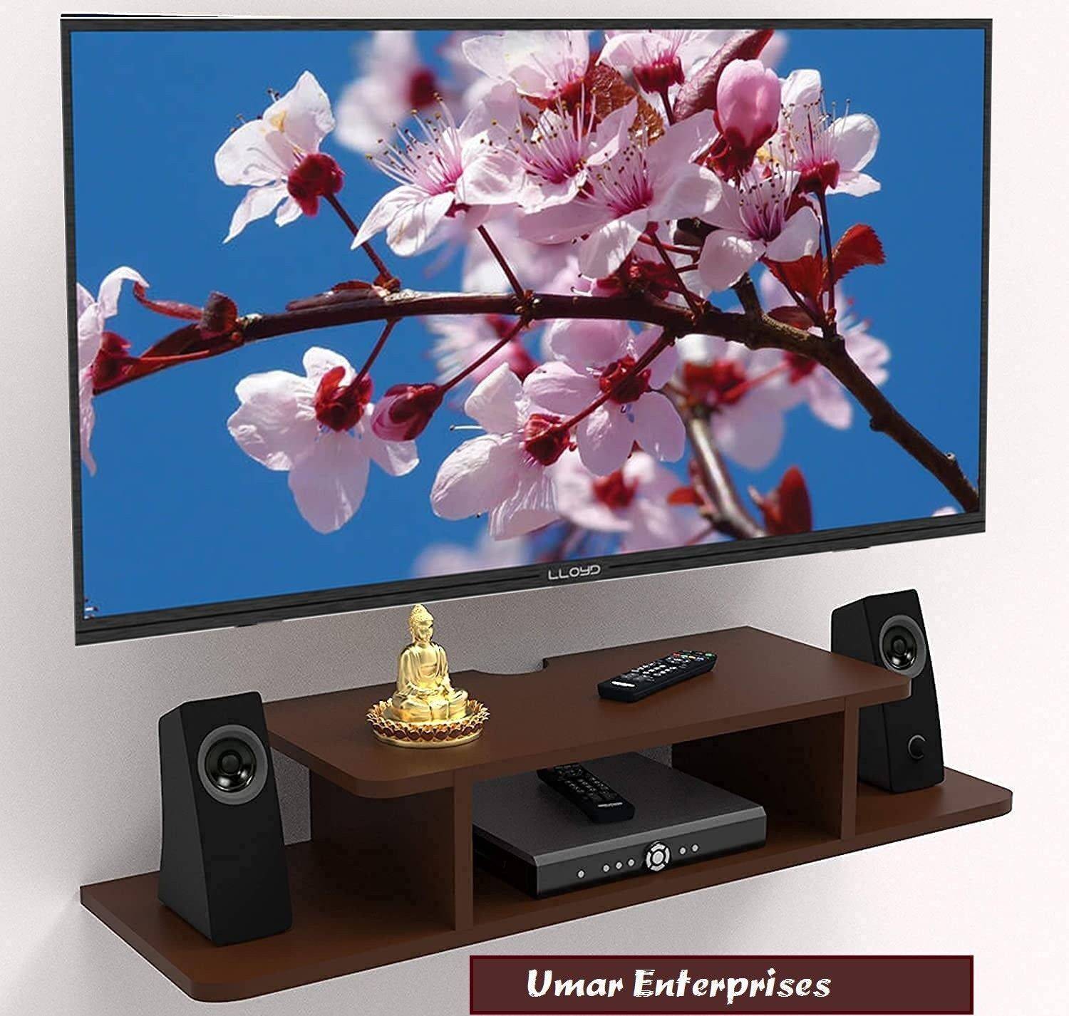 Umar Enterprises Wall TV set up box & wifi stand T.V entertainmen