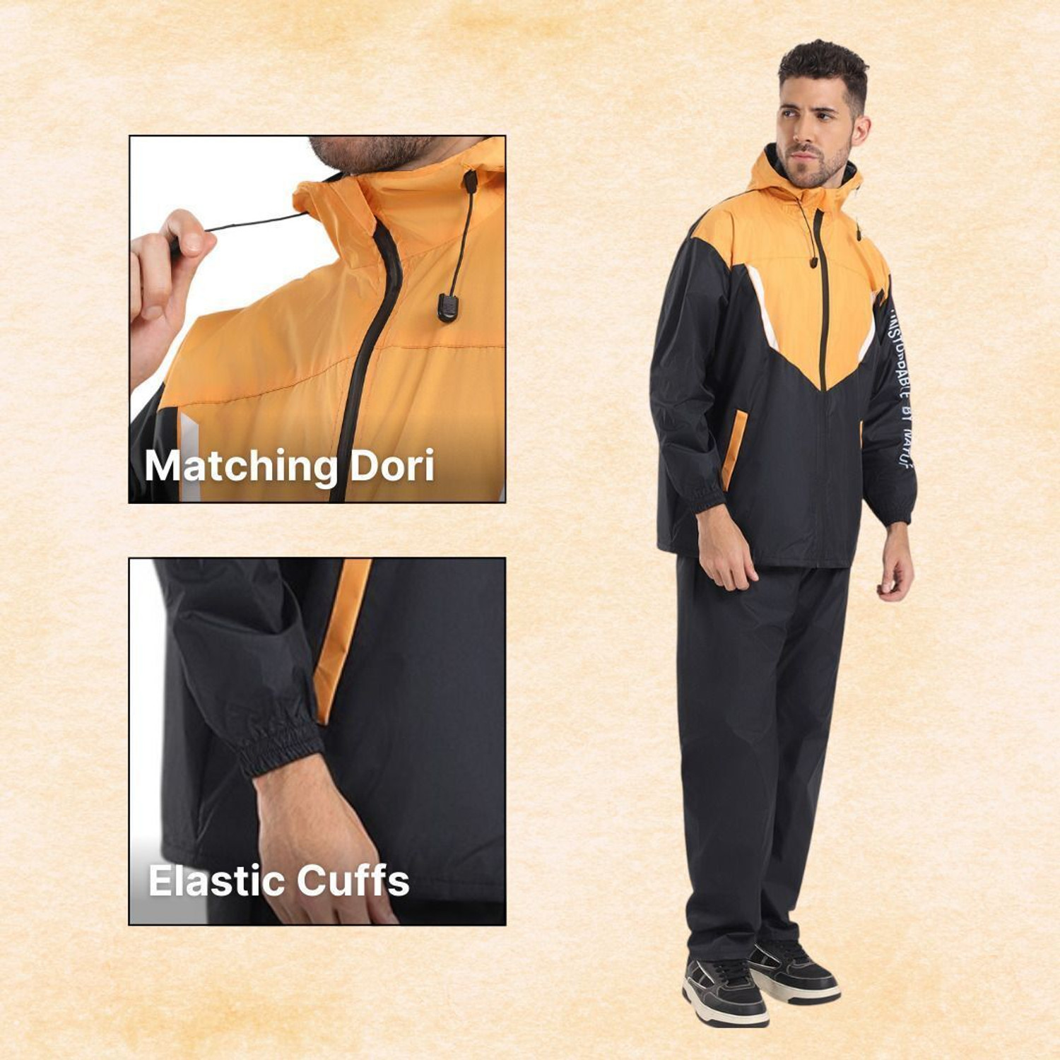 Image of CITIZEN Colorblock Men Raincoat