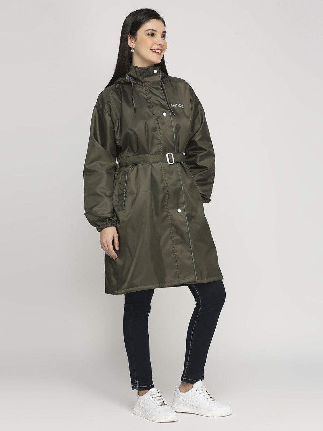 Image of CITIZEN Solid Women Raincoat