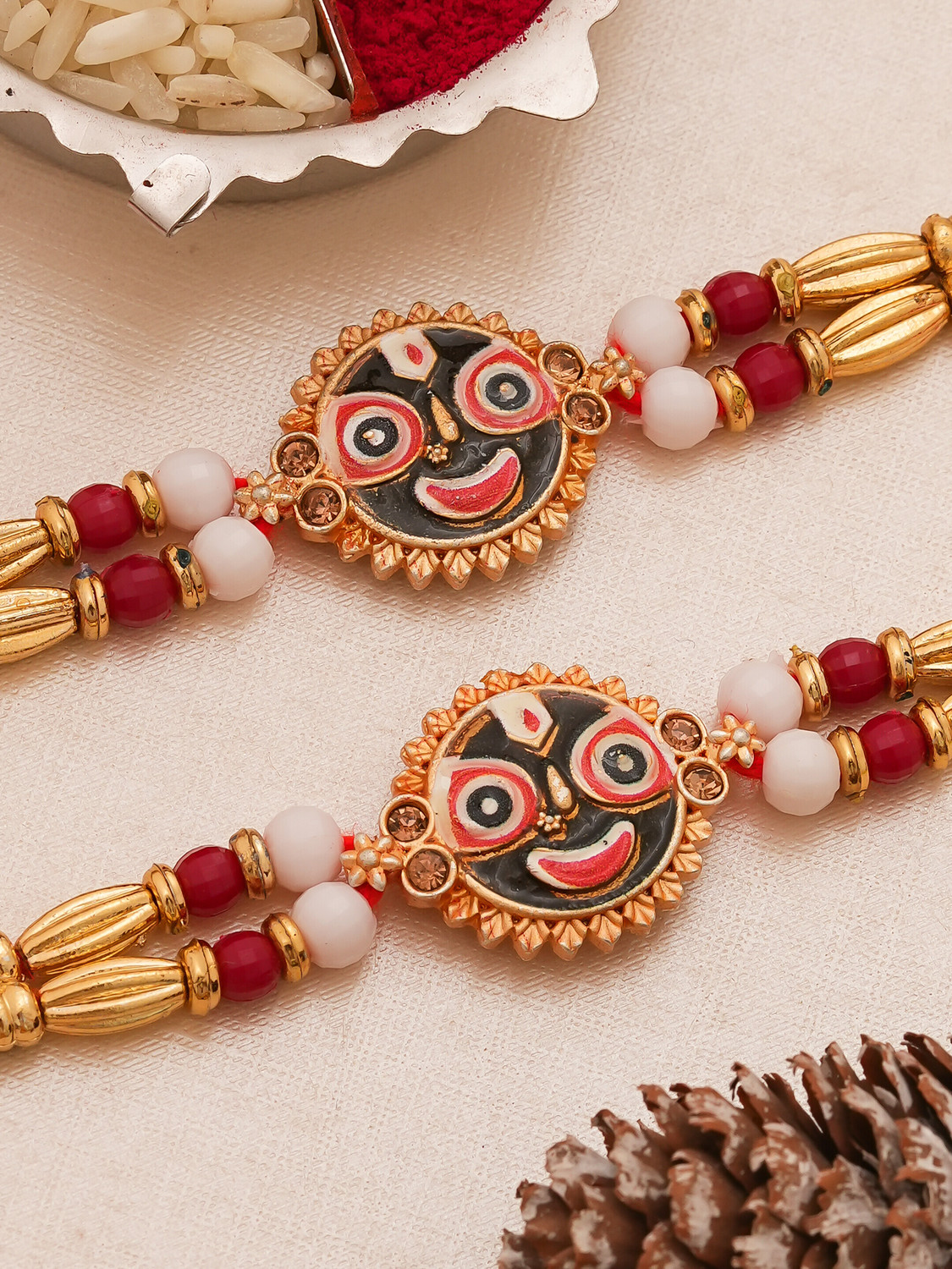 Image of Religious Rakhi For Brother Assorted Rakhi by Poorak