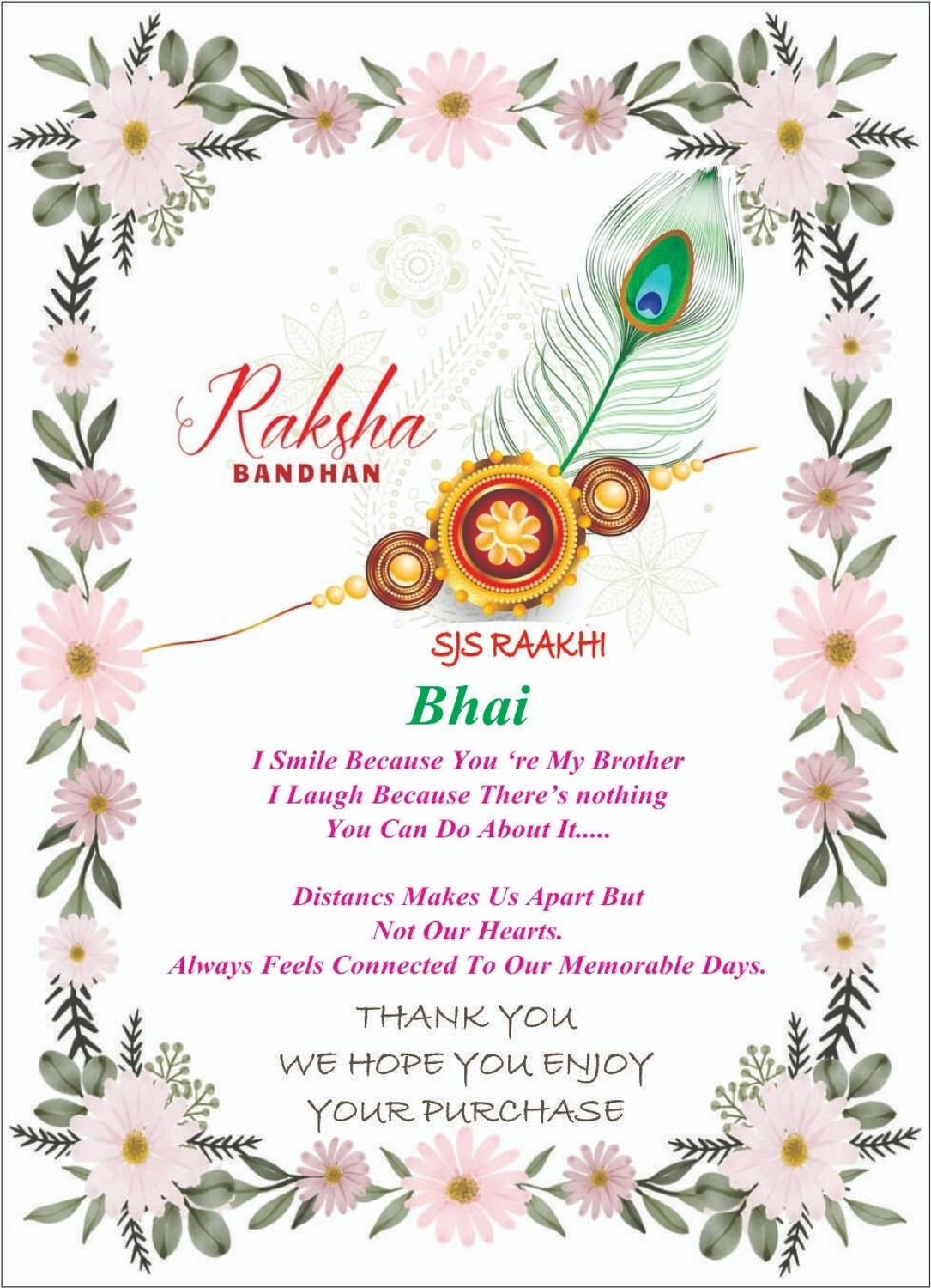 Image of Designer JS-1141 Assorted Rakhi, Chawal Roli Pack, Greeting Card Set by Twinkle Enterprises