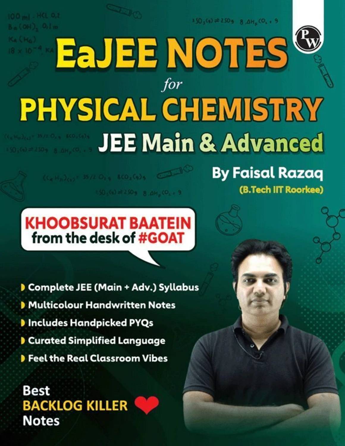 PW EaJEE Handwritten Notes For Physical Chemistry By Faisal Razaq