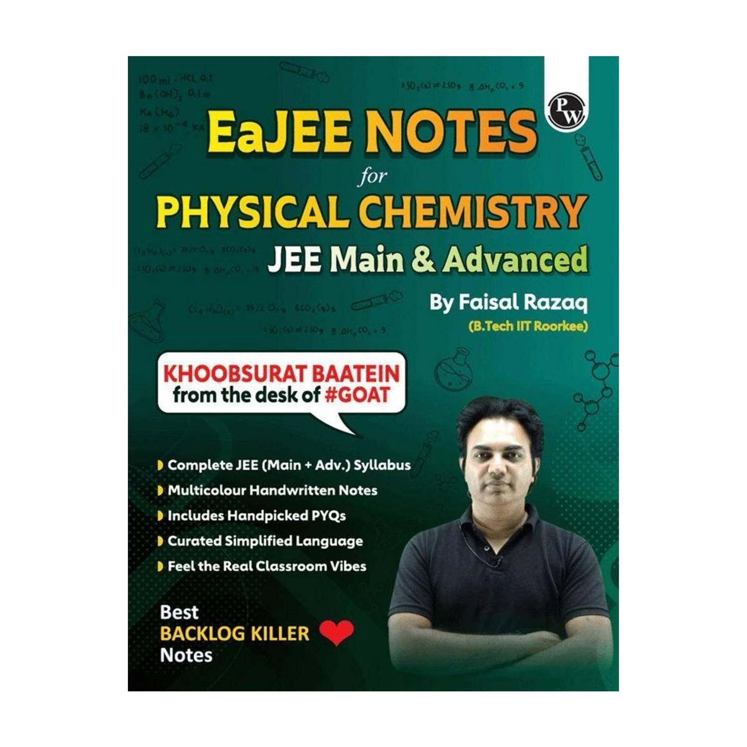 PW EaJEE Handwritten Notes For Physical Chemistry By Faisal Razaq For JEE Exams