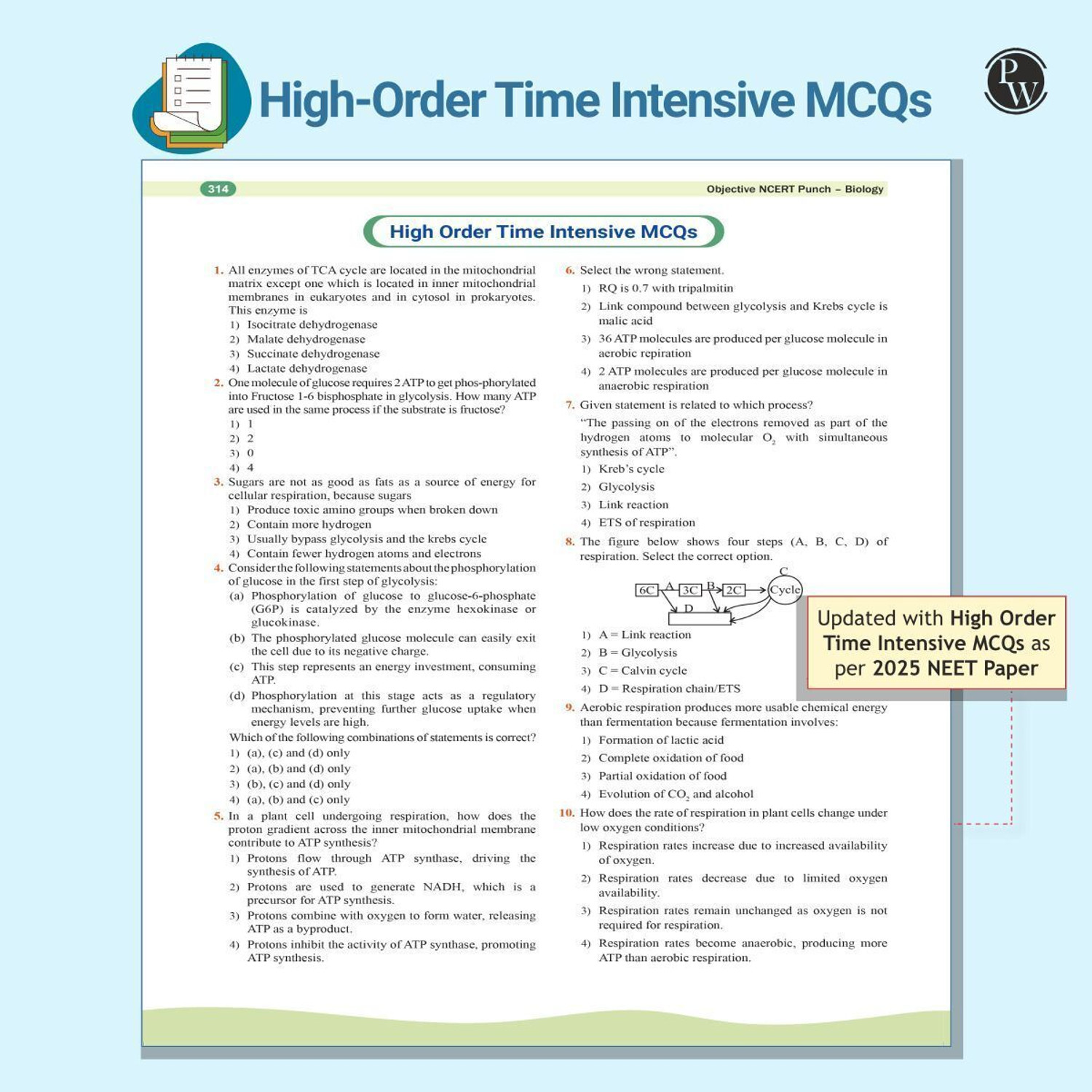 Image of PW Objective NCERT Punch 4.0 Physics, Chemistry, Biology For NEET 2026 with 1 Disc