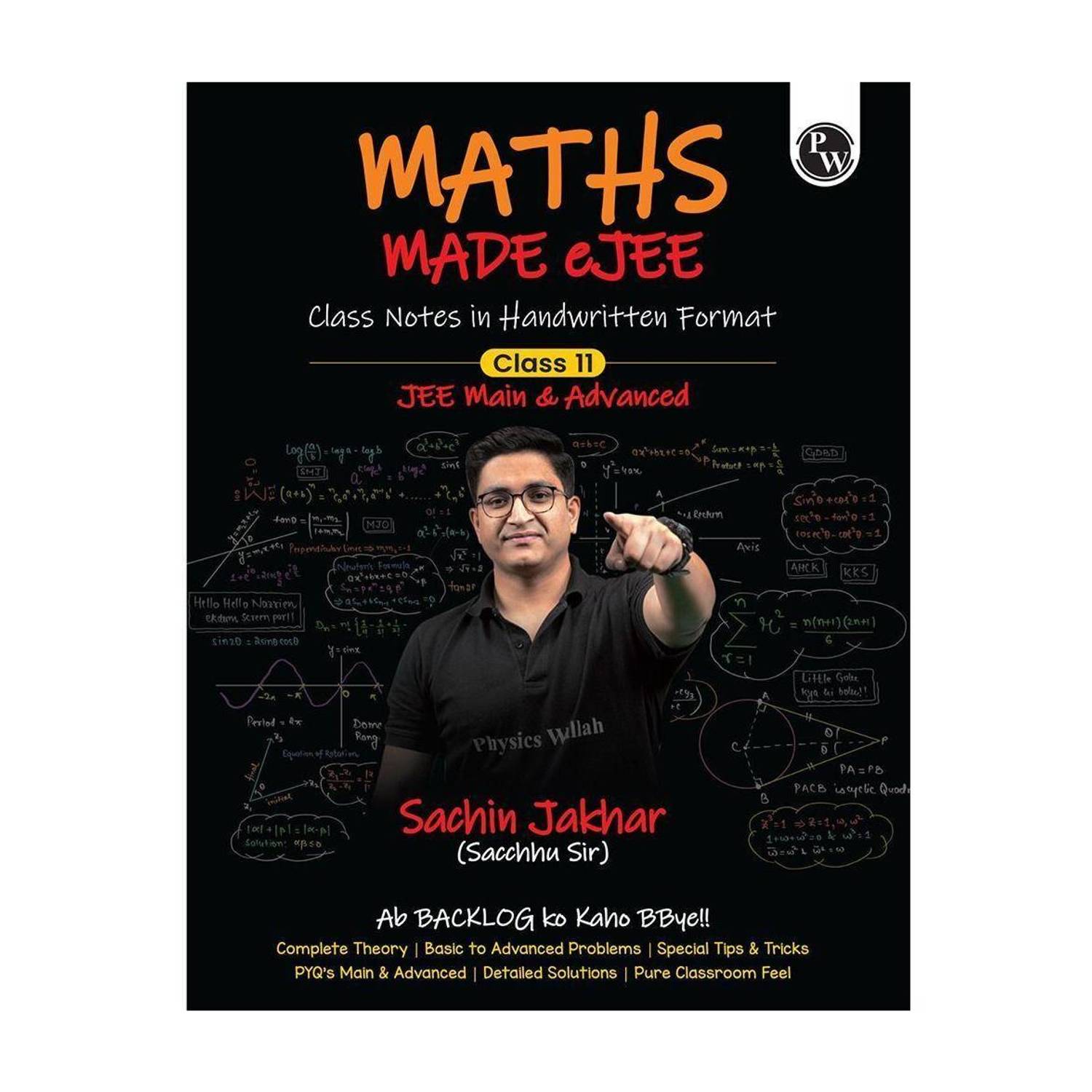 PW Maths Made EJEE Class 11 Handwritten Notes By Sachin Jhakar For JEE Exams