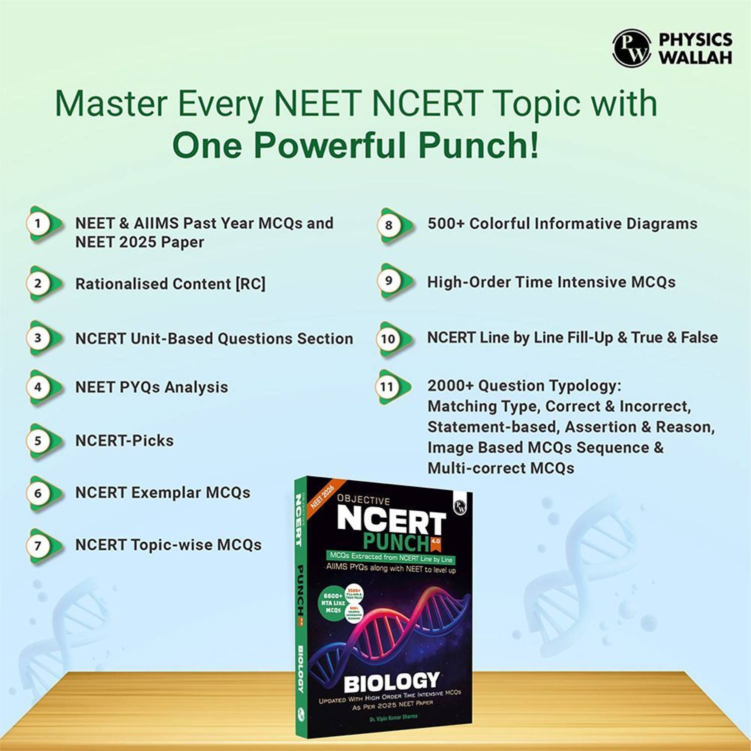 Physics PW Objective NCERT Punch Biology For NEET 2026 By Dr. Vipin - Image 2